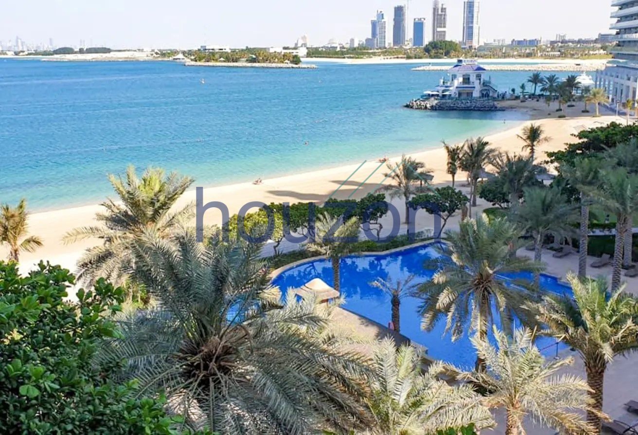 Sea+Burj Al Arab View | UnFurnished | 2 BR + Maid