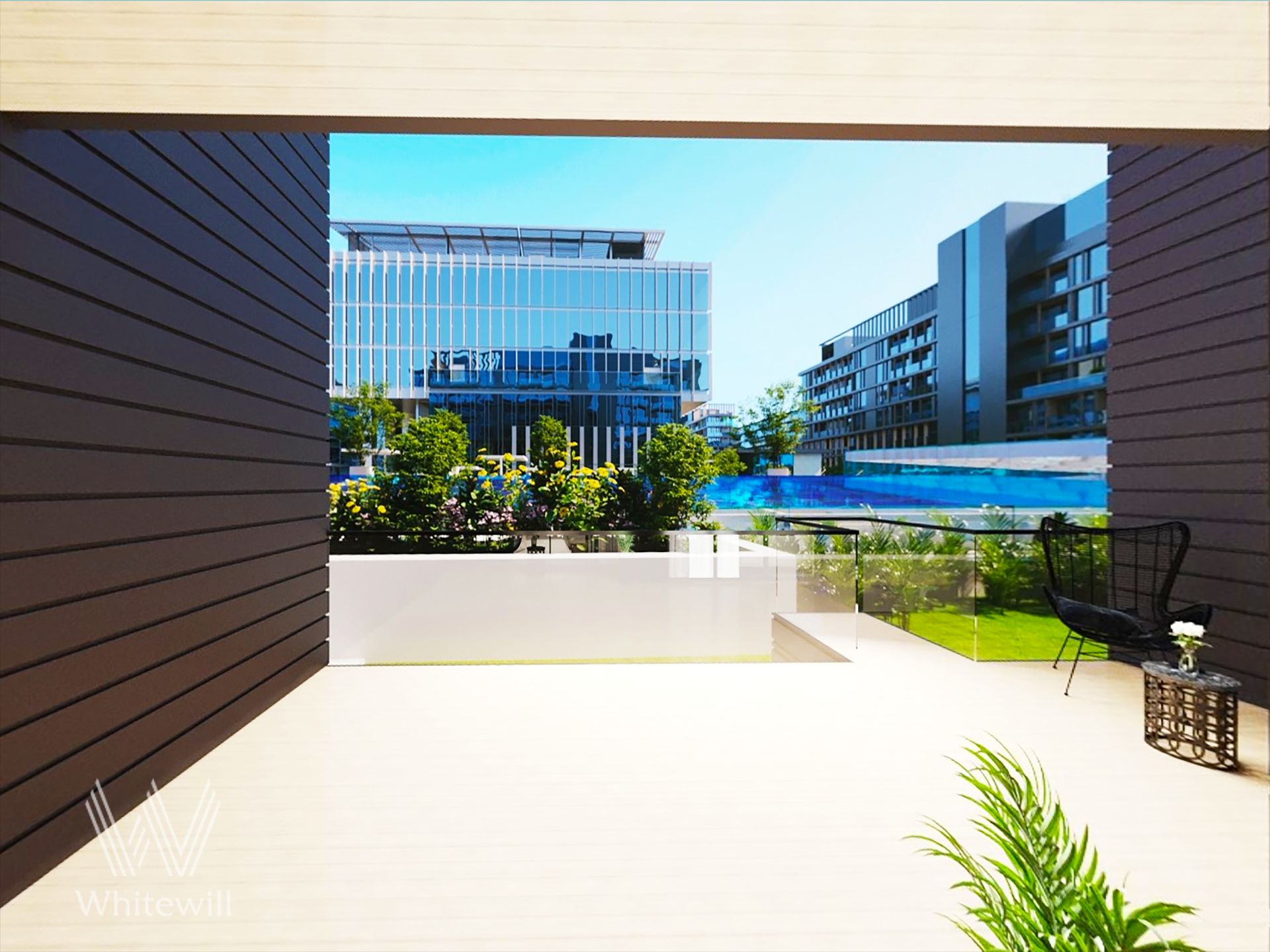 Hot Deal | Plaza View | High Floor | Big Terrace