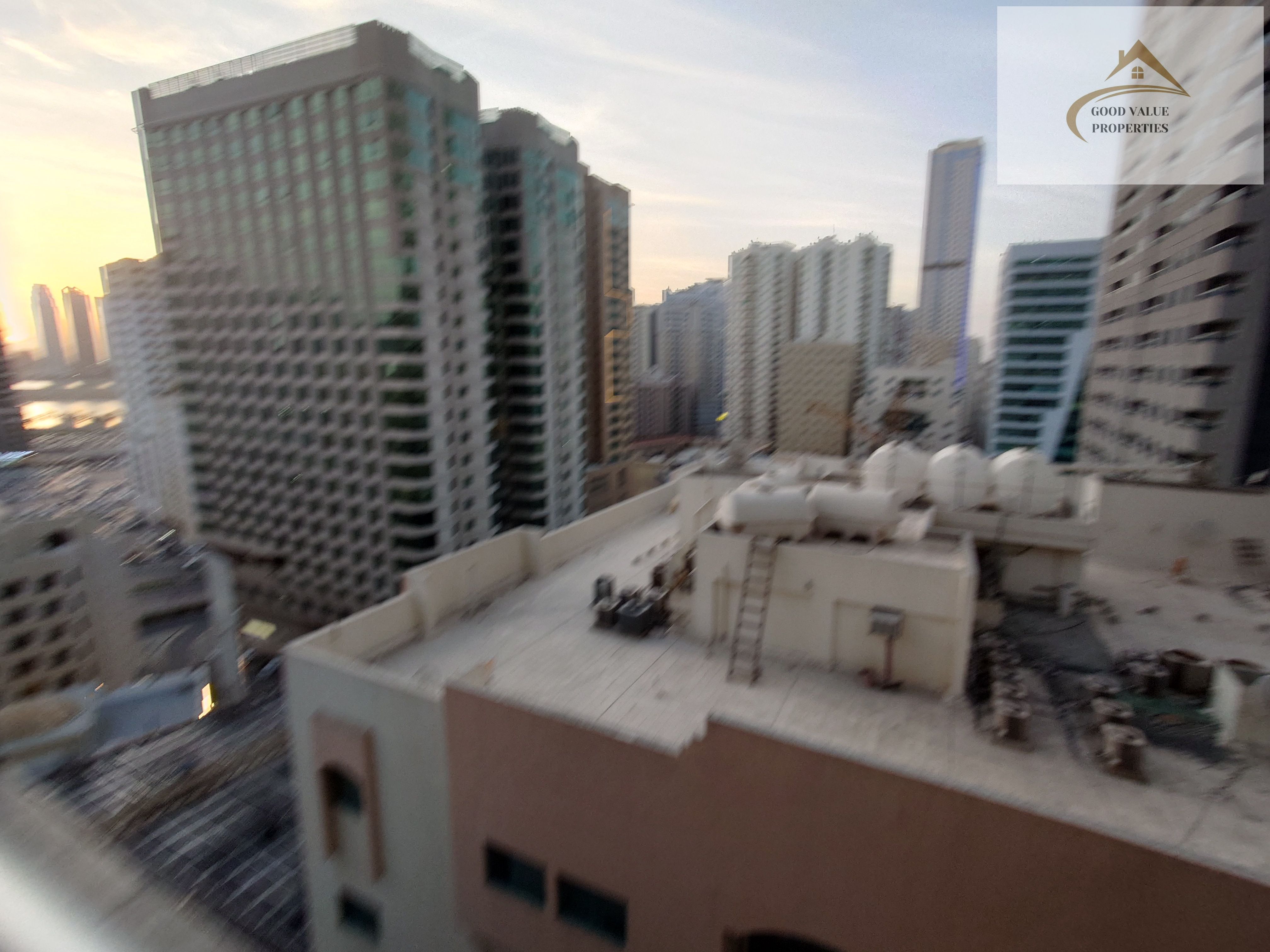 LAHWISH 1 BHK JUST 39K BALCONY GYM SWIMMING POOL FREE NEAR QASBAH CANAL