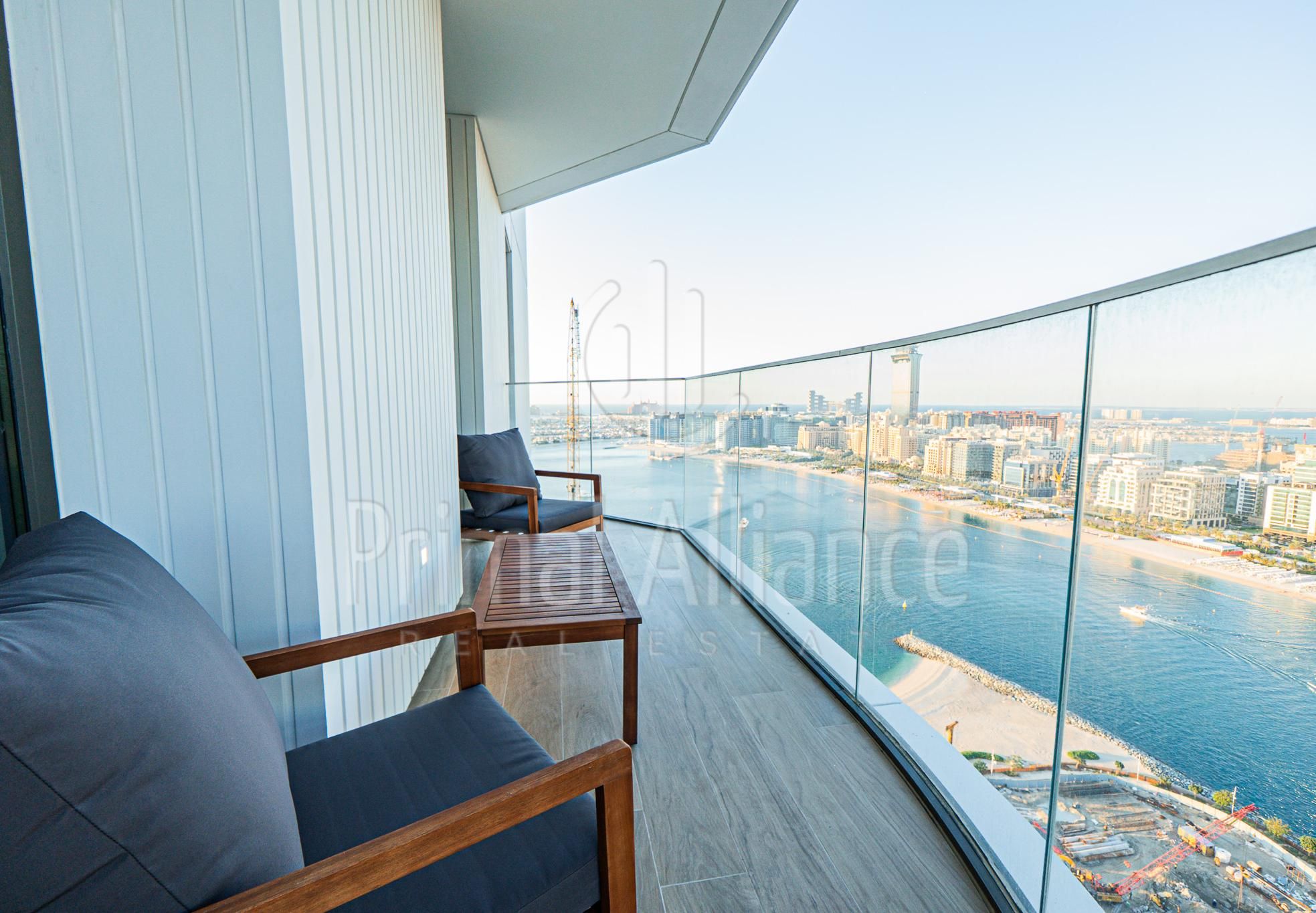 Palm and Marina View | Fully Furnished | Beach Acces