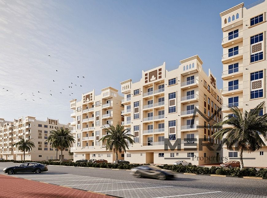 Studio with a down payment of 85,000 AED, and you will own it in the most beautiful project in Ajman with a fully open view of the garden.