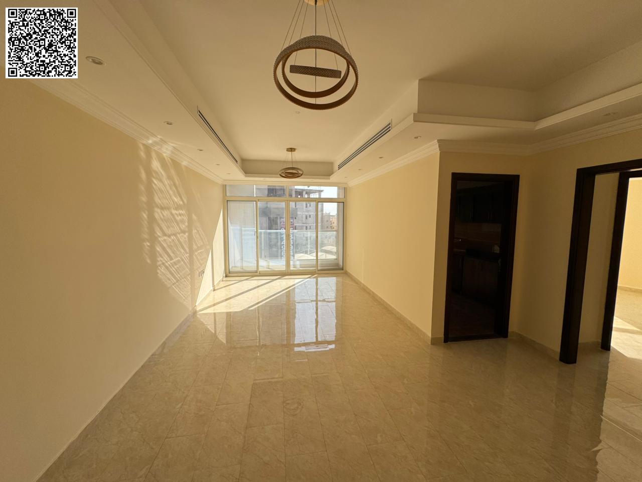 Beautiful 3BHK for annual rent in Al Rawda 3, Ajman, private parking, central AC, balcony with great view, easy payment, elegant finish, easy Dubai ex