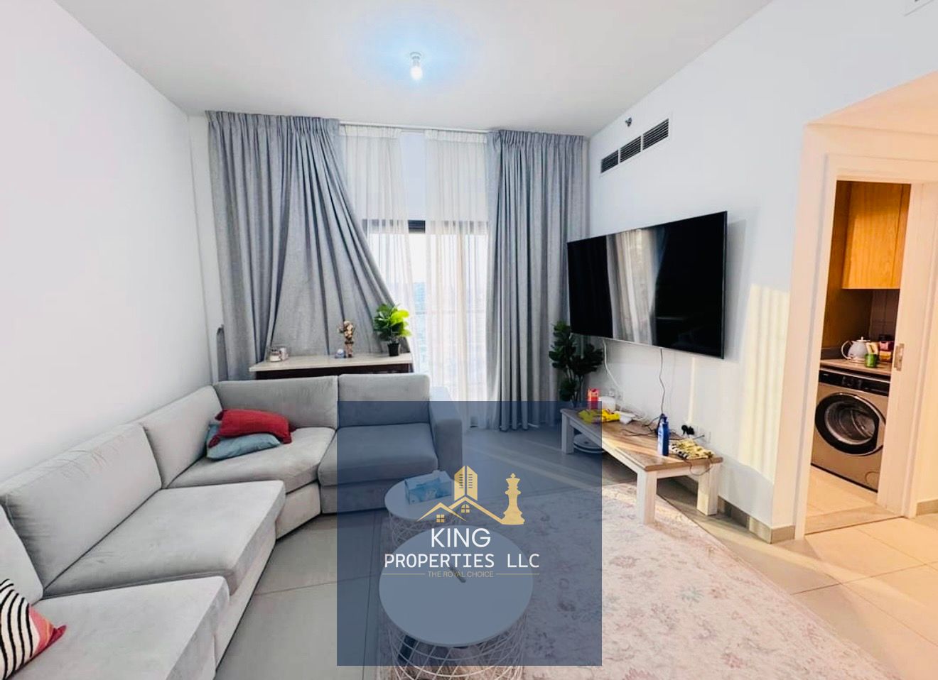 Furnished 2 bhk with balcony close Kitch for rent Al mamsha Sharjah