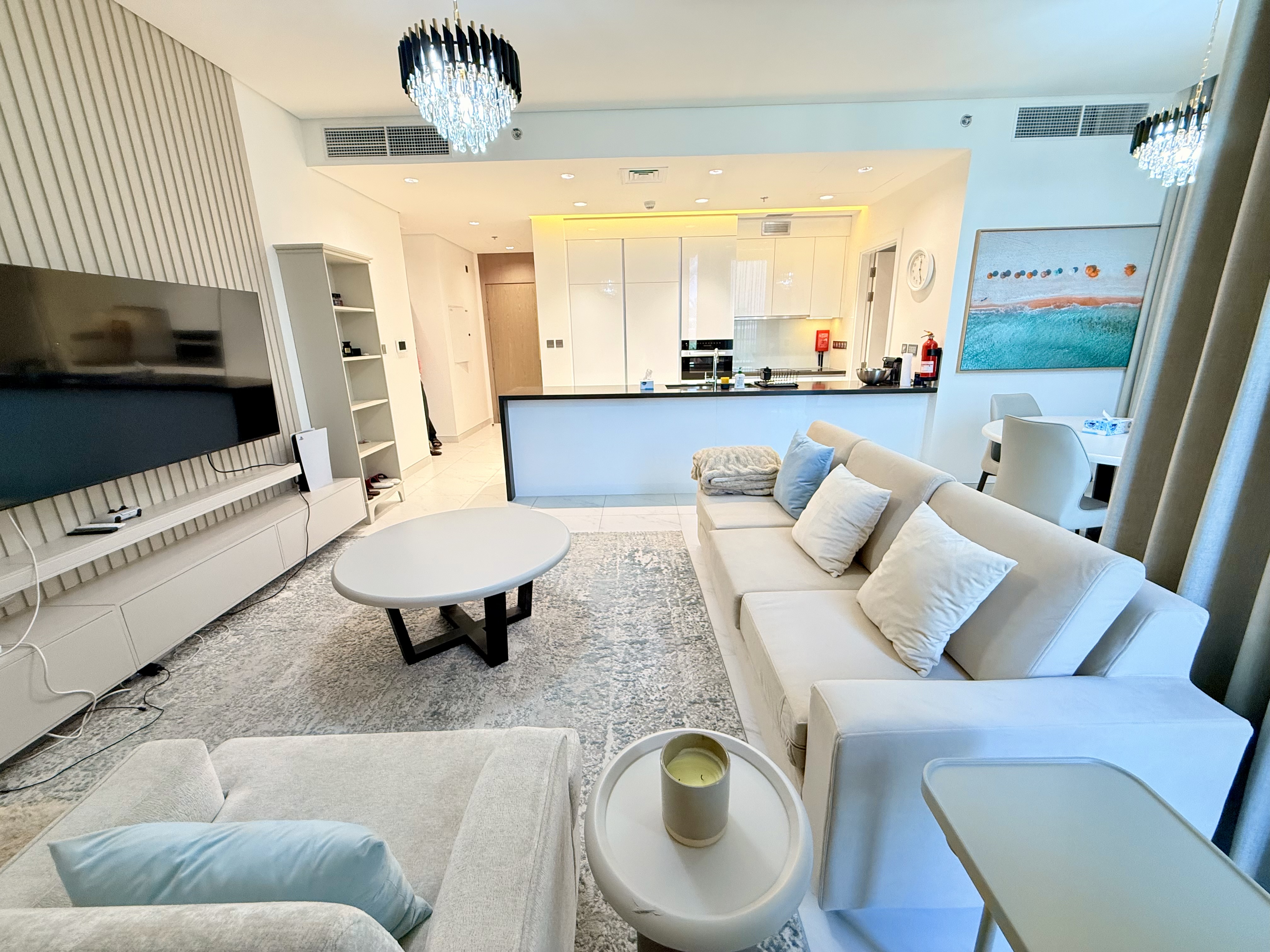 Refined Ground Floor 2BR Furnished Retreat Overlooking the Lagoon