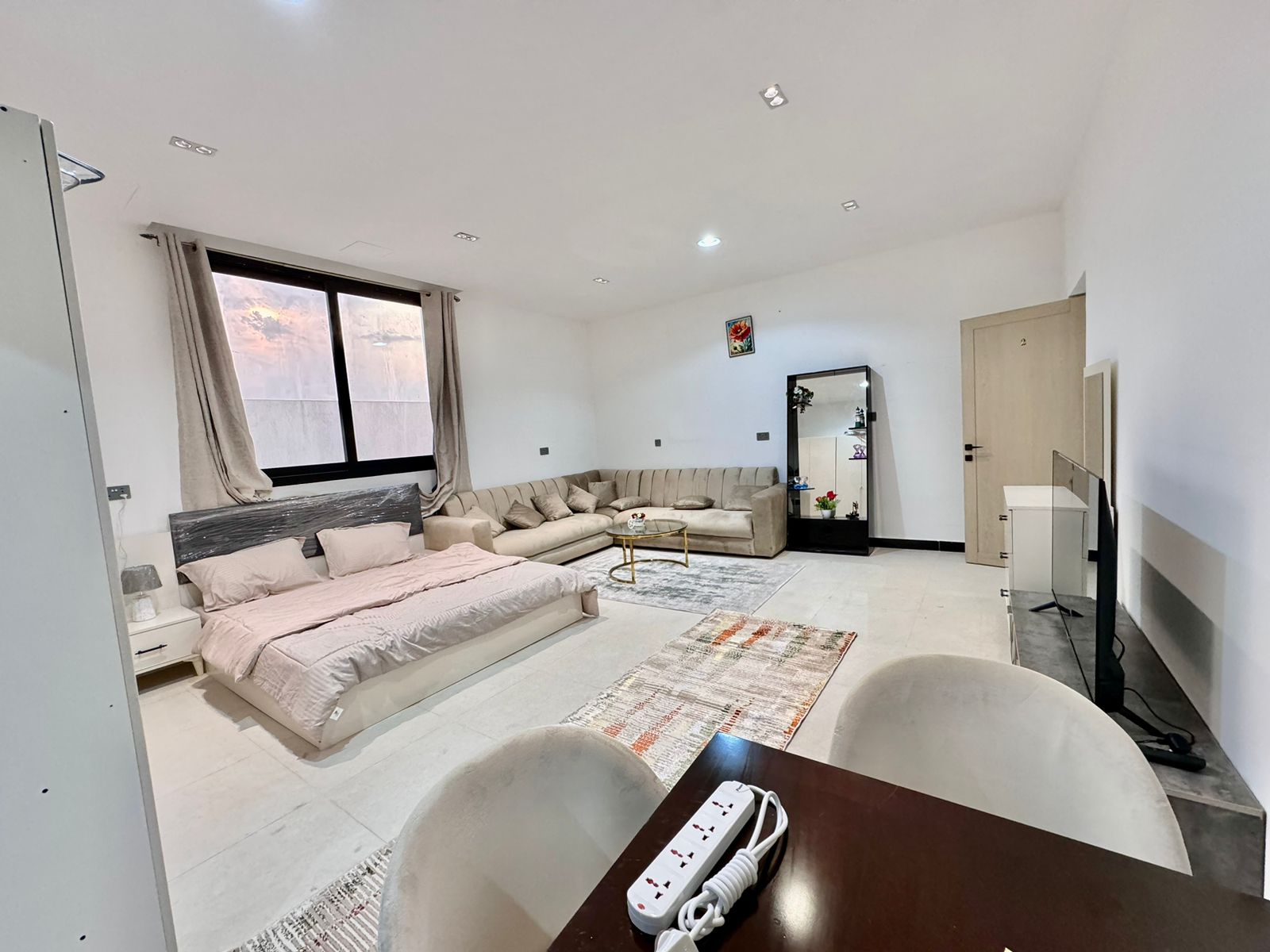 Brand New luxury furnished studio asking price [3300] monthly on prime location in madinat Riyadh