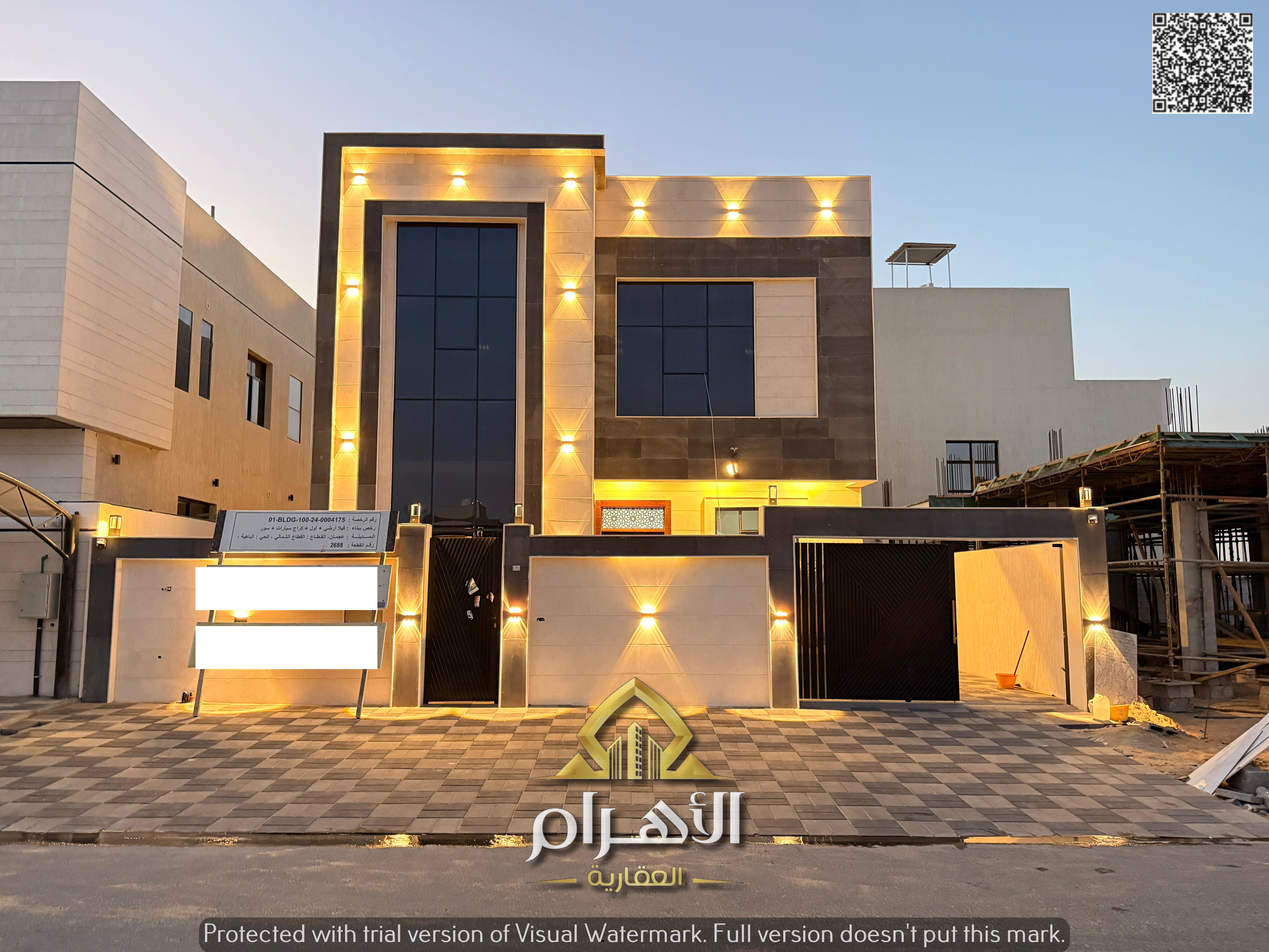 The price includes central air conditioning – a luxurious 5-bedroom villa in Al Bahia, with a practical design, ready to move in immediately – freehol