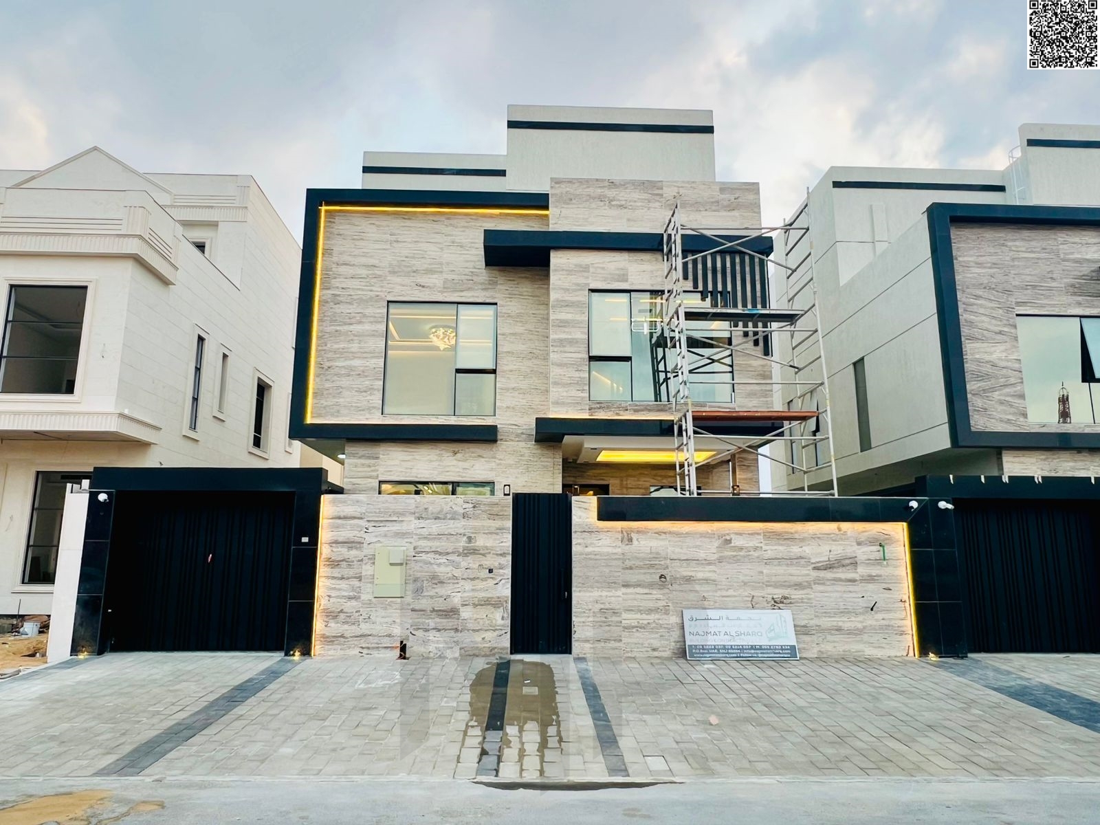 Your golden opportunity to own a modern villa with luxurious finishes, a rooftop terrace, and a private pool, all-inclusive of fees and air conditioni