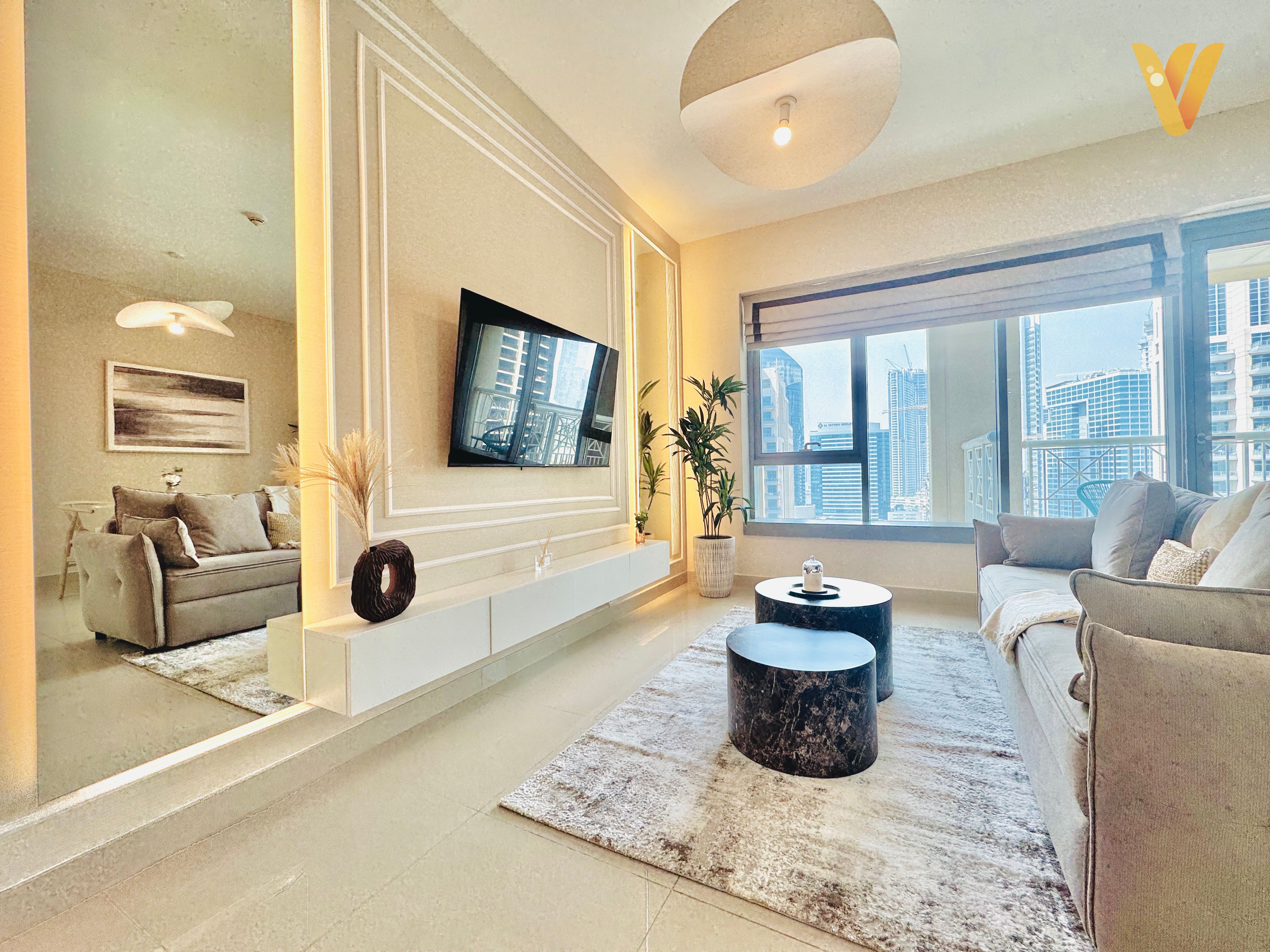 Sleek 1BR Retreat Near Burj Khalifa