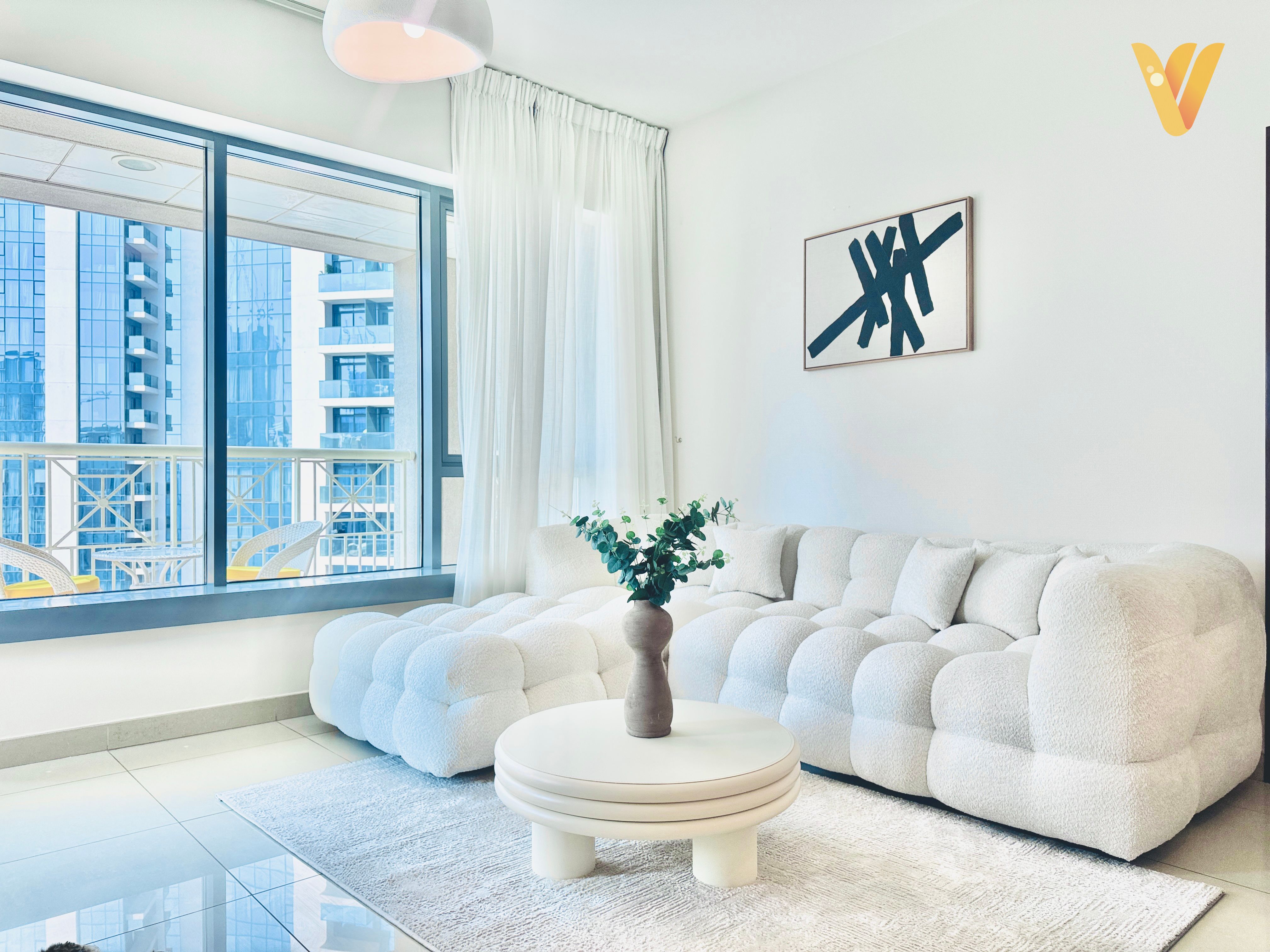 Chic 1BR Getaway near Burj Khalifa