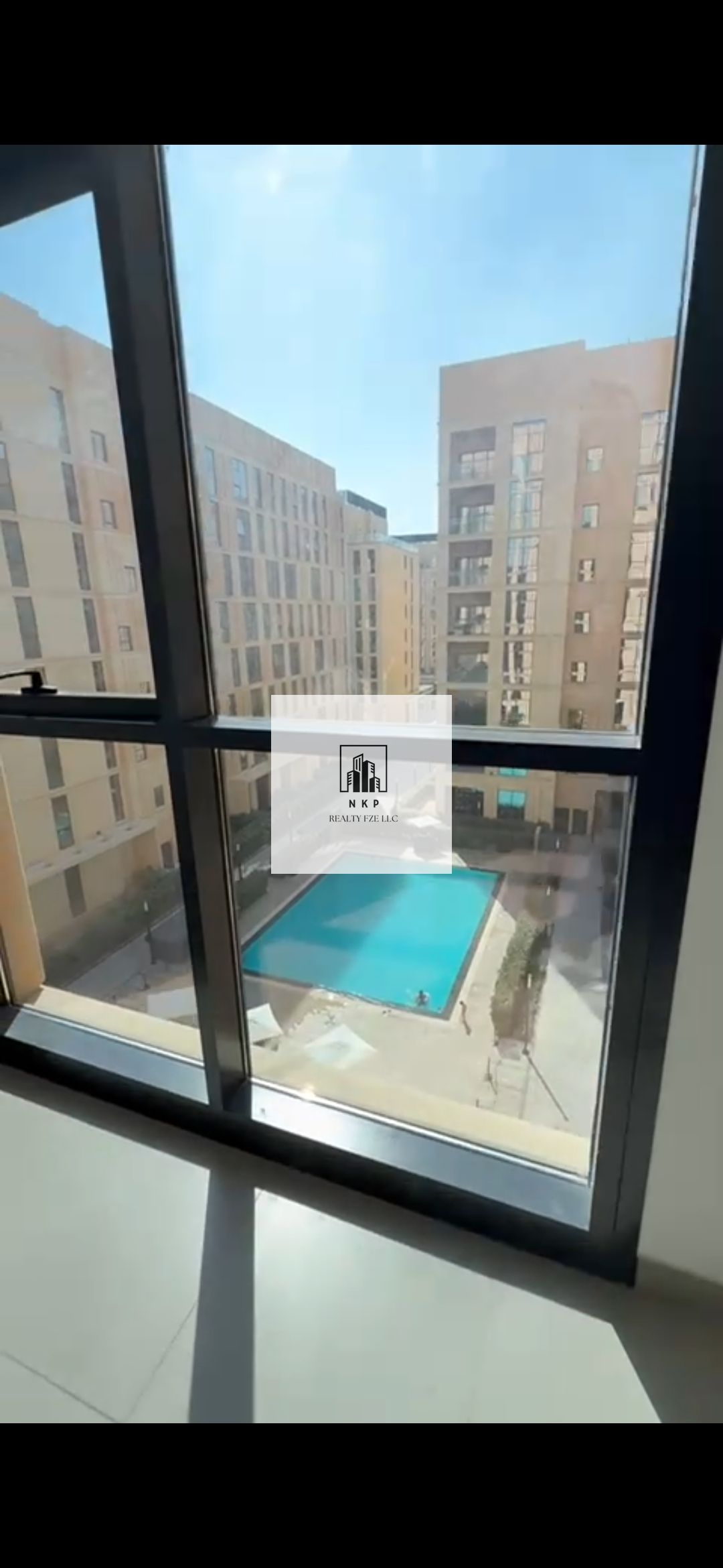 Spacious luxurious brand new 1bhk apartment with 2 bathrooms pool view