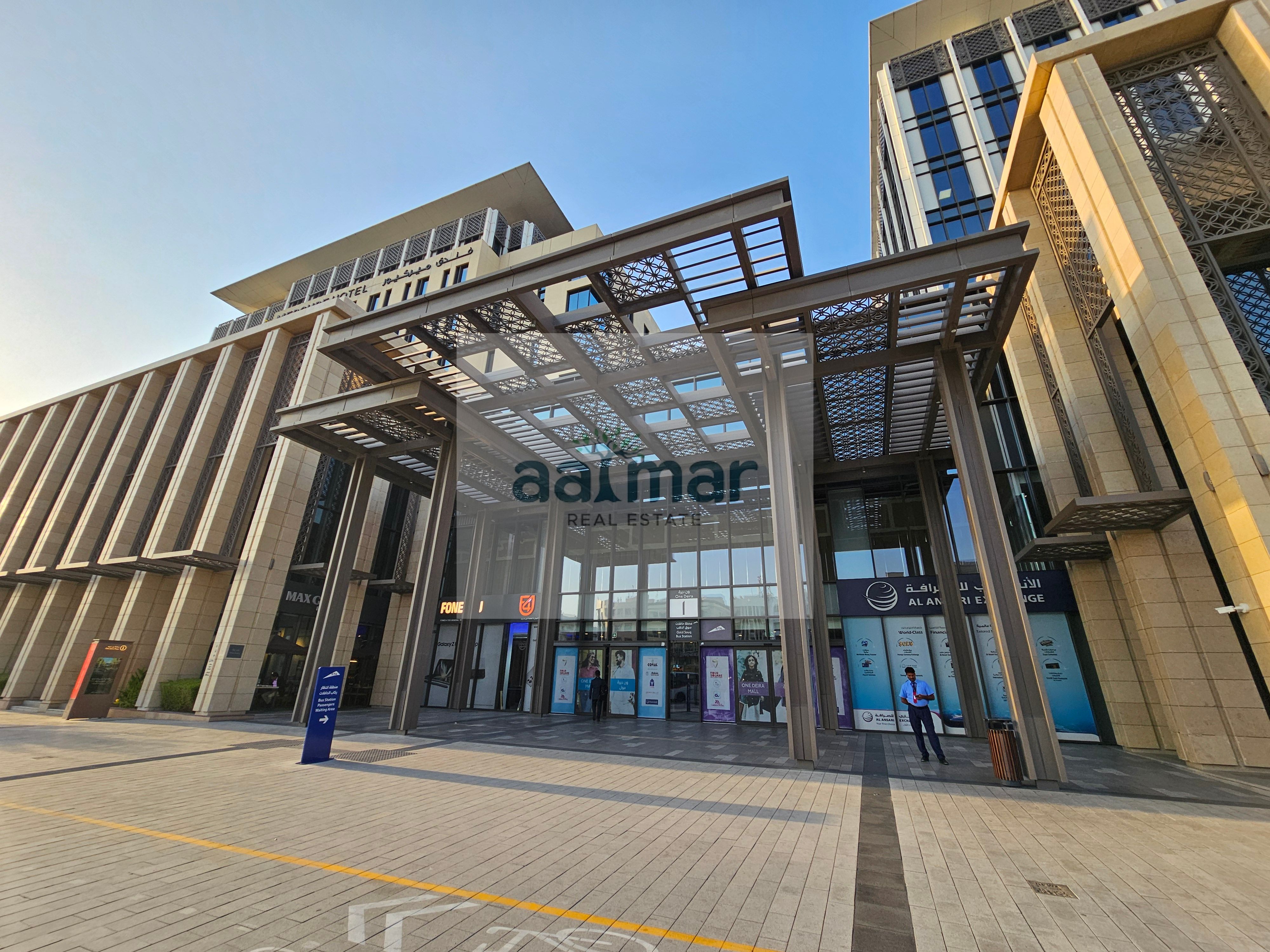 No Keymoney | Shell & Core unit for rent | Direct access to Metro | Gold Souq