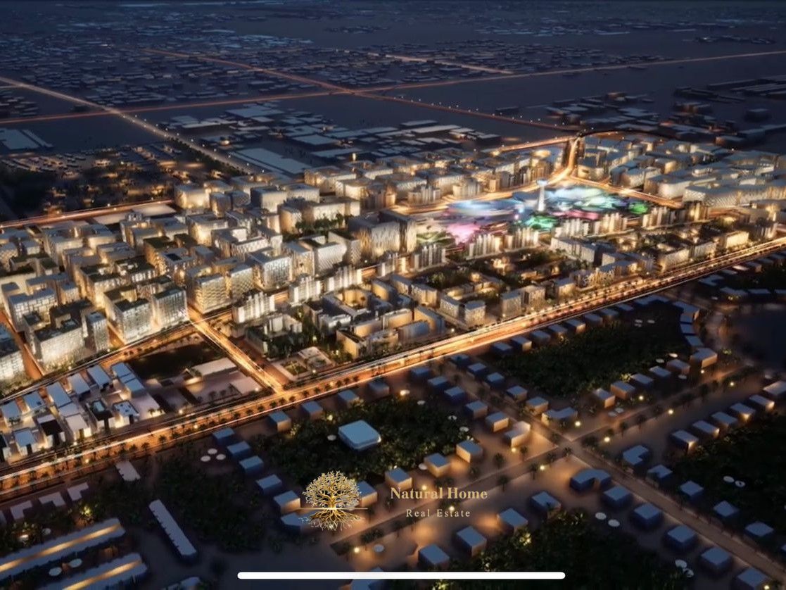 "The most prestigious address in Sharjah awaits your family: two bedrooms and a living room with spacious areas and world-class amenities. . . Own luxur