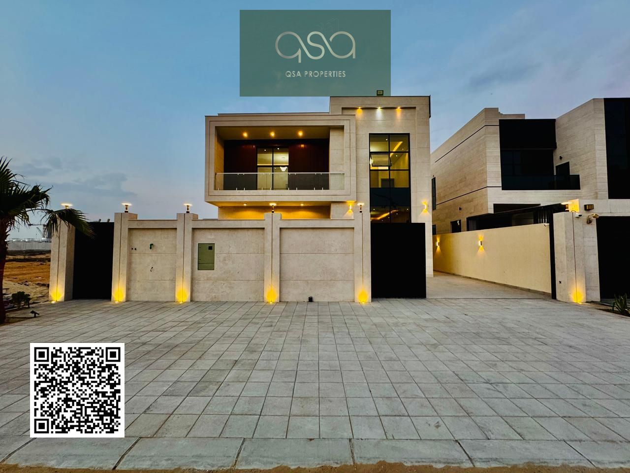 An exceptional villa embodying true luxury, located next to the Azha project – near the main street.