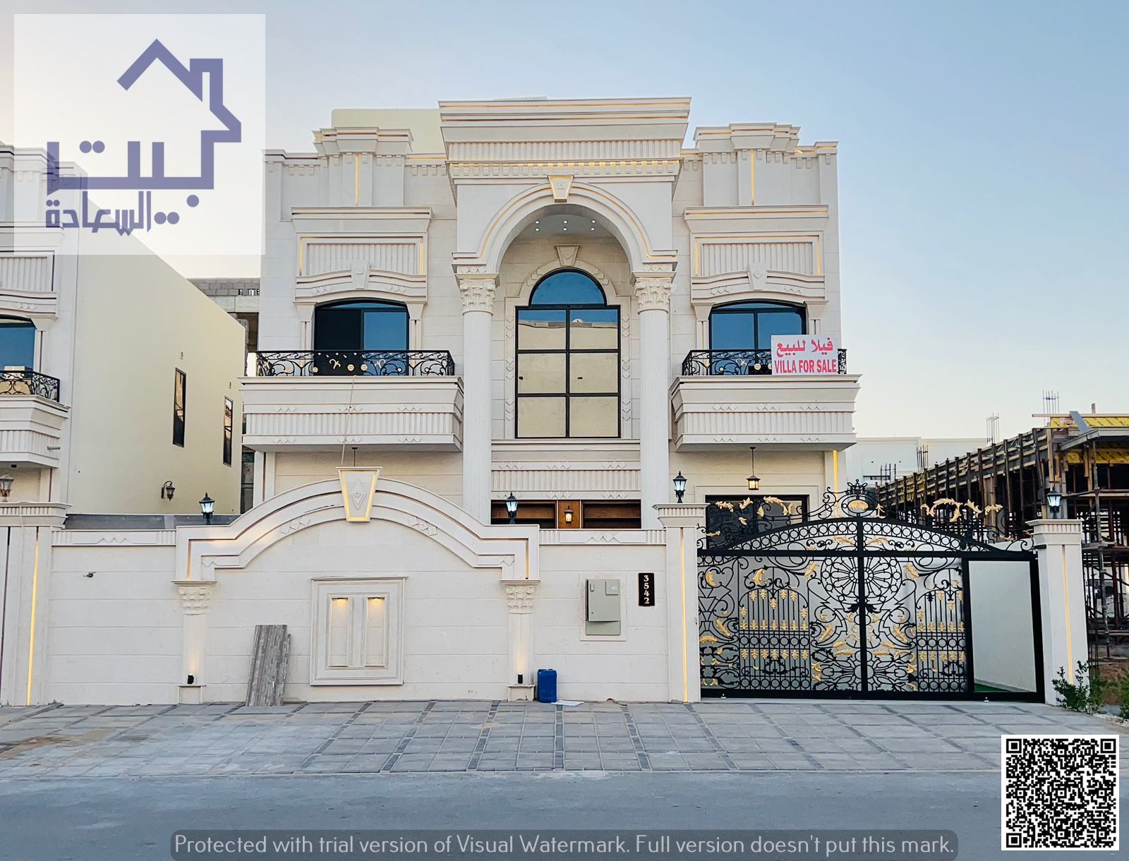 For sale: Luxury villa in Al Helio 2, Ajman | Classic design | Full central AC | Freehold for all nationalities | Registration fees included | Bank fi