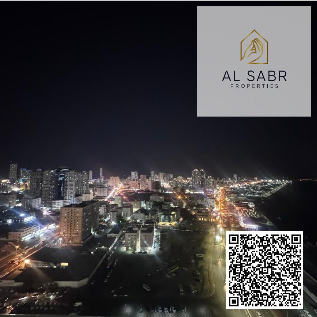 Spacious 2BHK for Sale in Oasis Tower 2, Ajman | Creek & City View | Rented