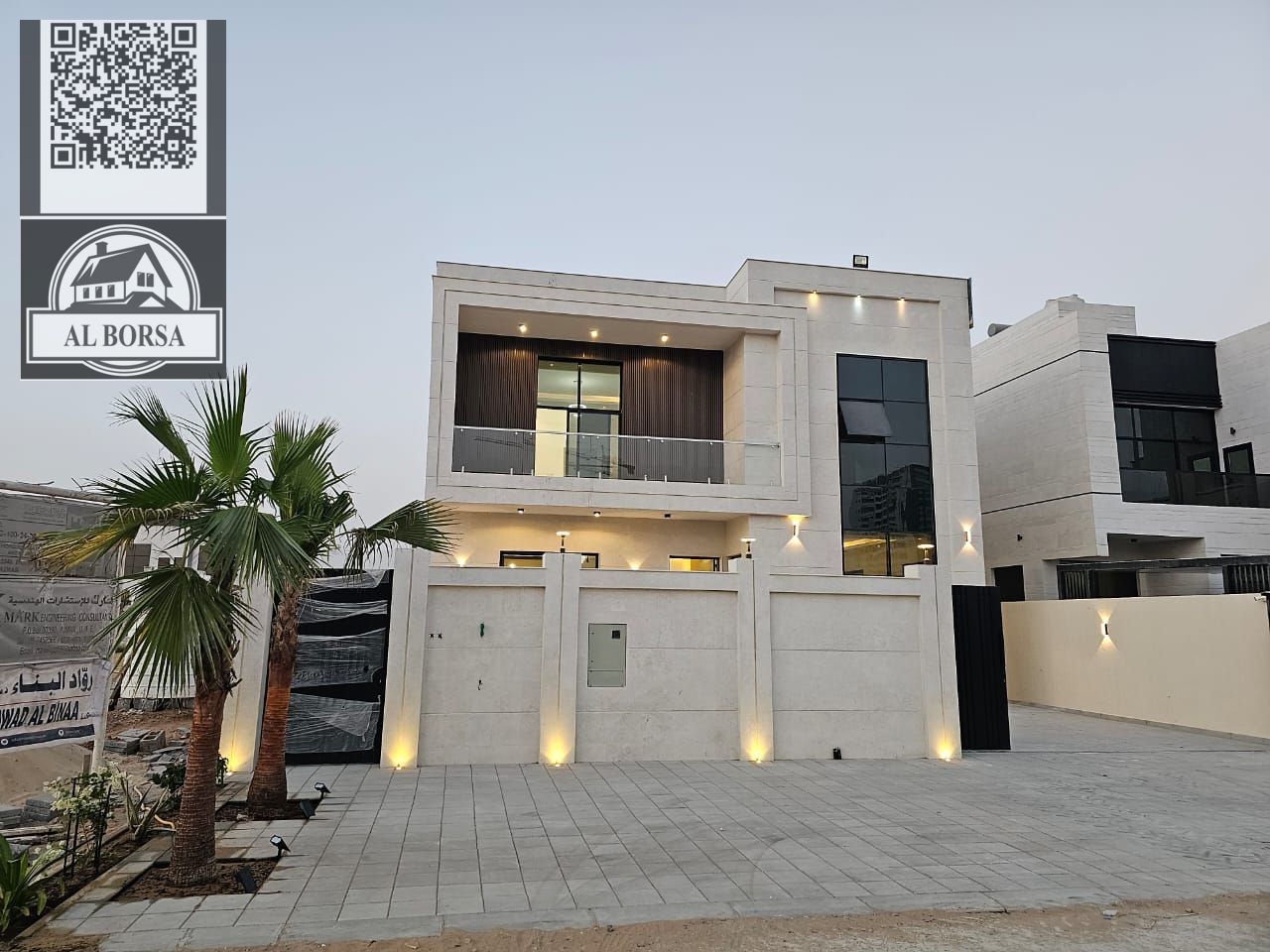 New villa for sale in Al Amrah directly from the owner | 5 master bedrooms + maid's room | Area 4,133 ft² | Spacious yard | AED 2,150,000 (Price ex