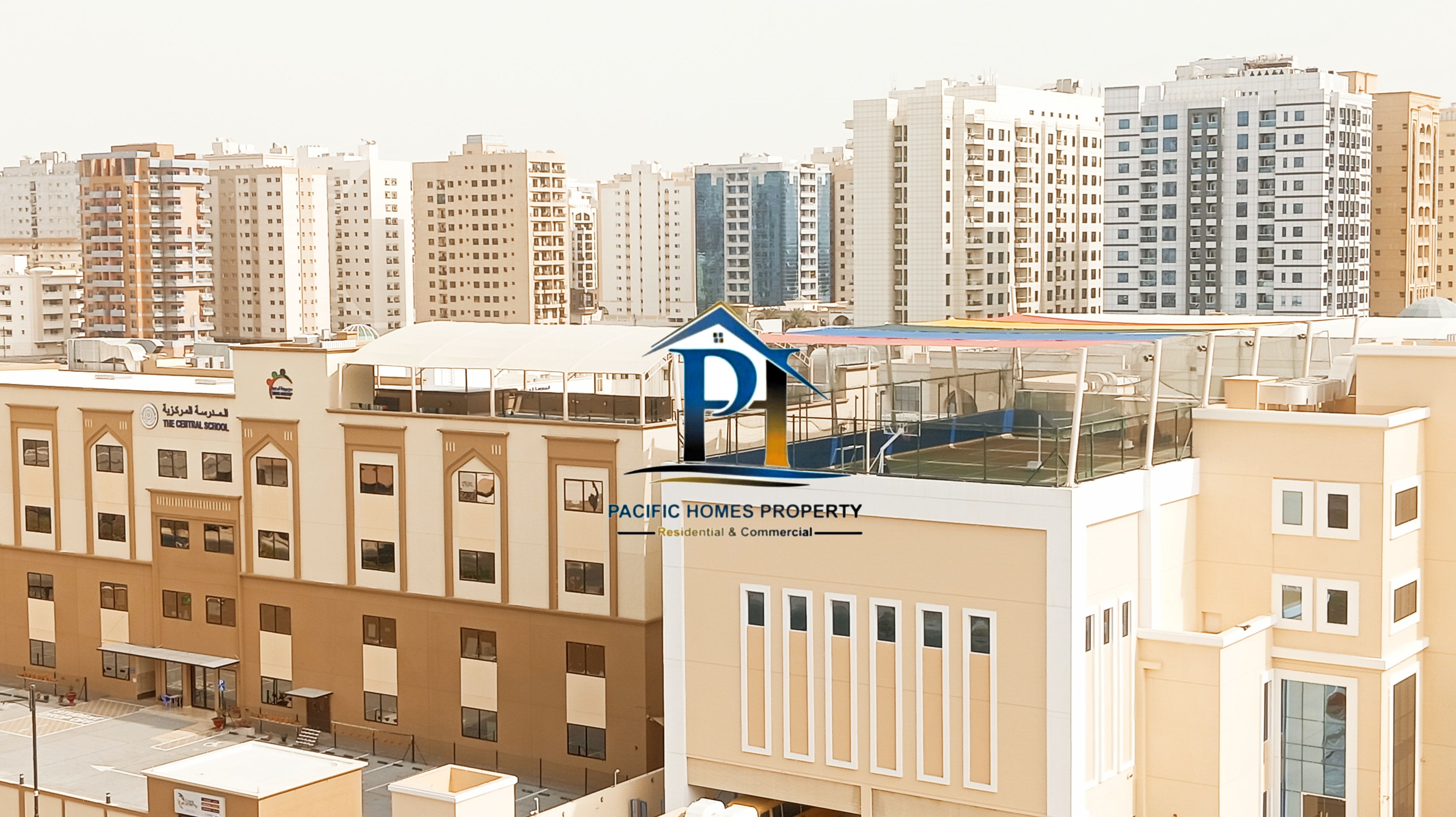 Front side of central school 1bhk available gym pool parking free for family rent only 55k