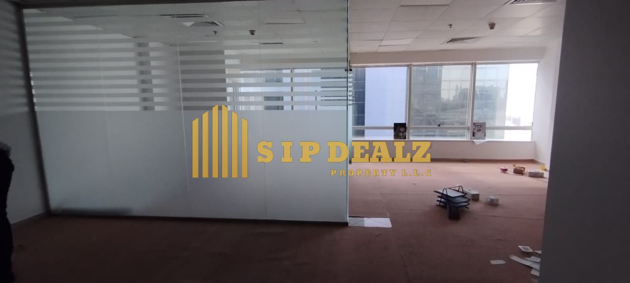 Fully Fitted partitioned Office with a pantry and a washroom near Deira City Center Metro station