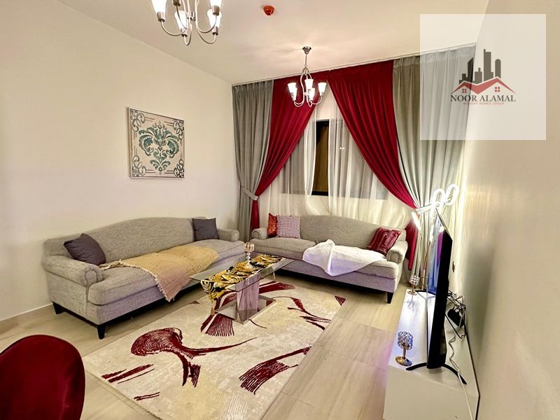 Sharjah Al Taawun Apartment, one room, a hall, a kitchen and two bathrooms