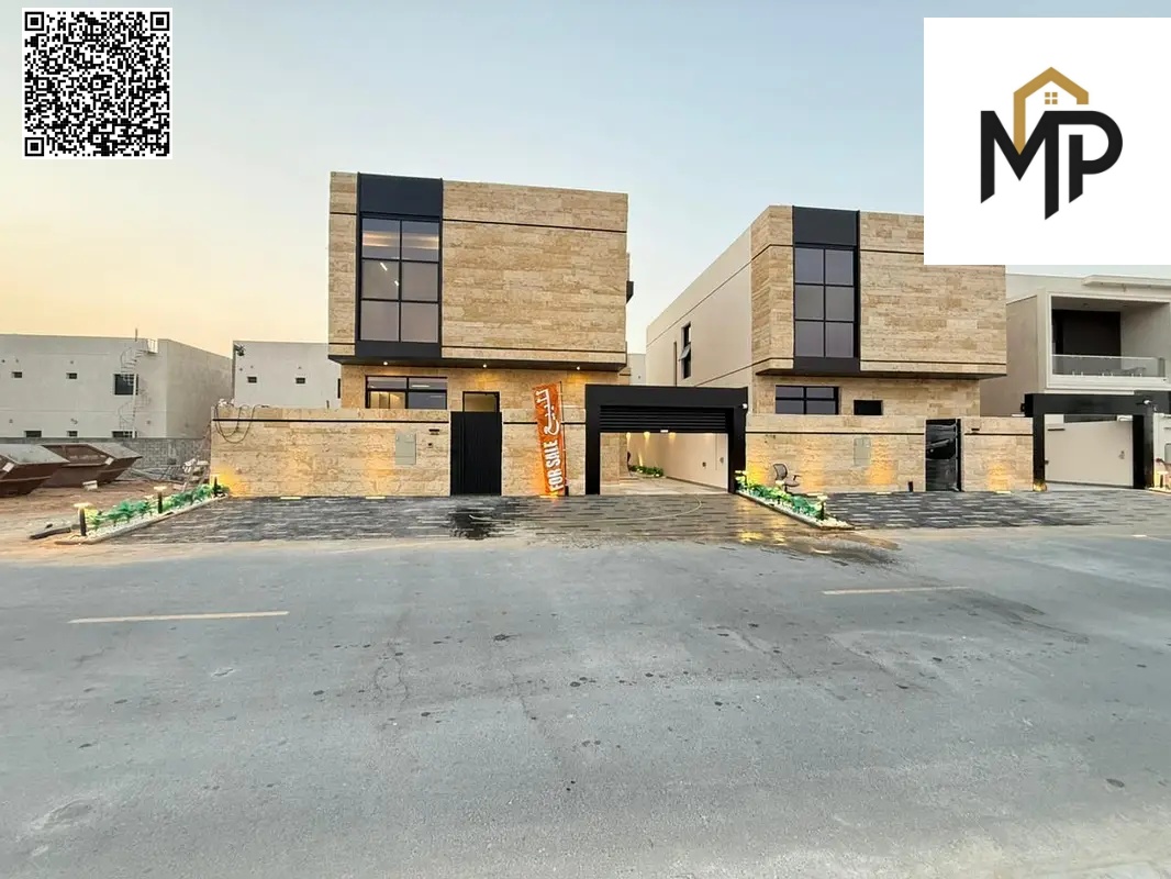 A European-style villa with a modern design in Al Bahia, with a price including registration and ownership fees, available through bank financing or c