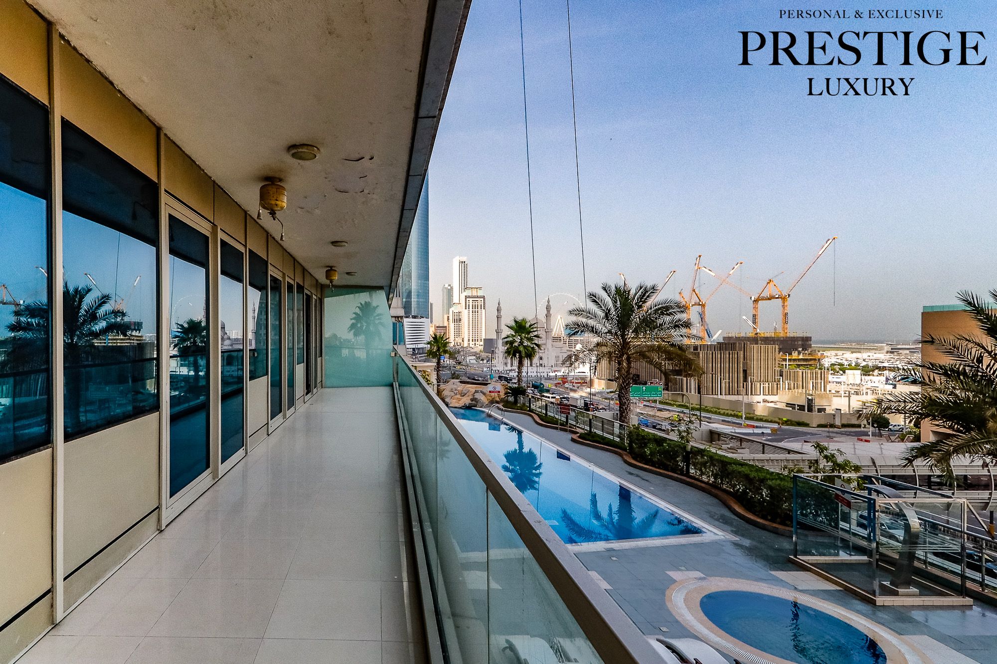 2BR | Unfurnished | Pool View | Exclusive | Rented