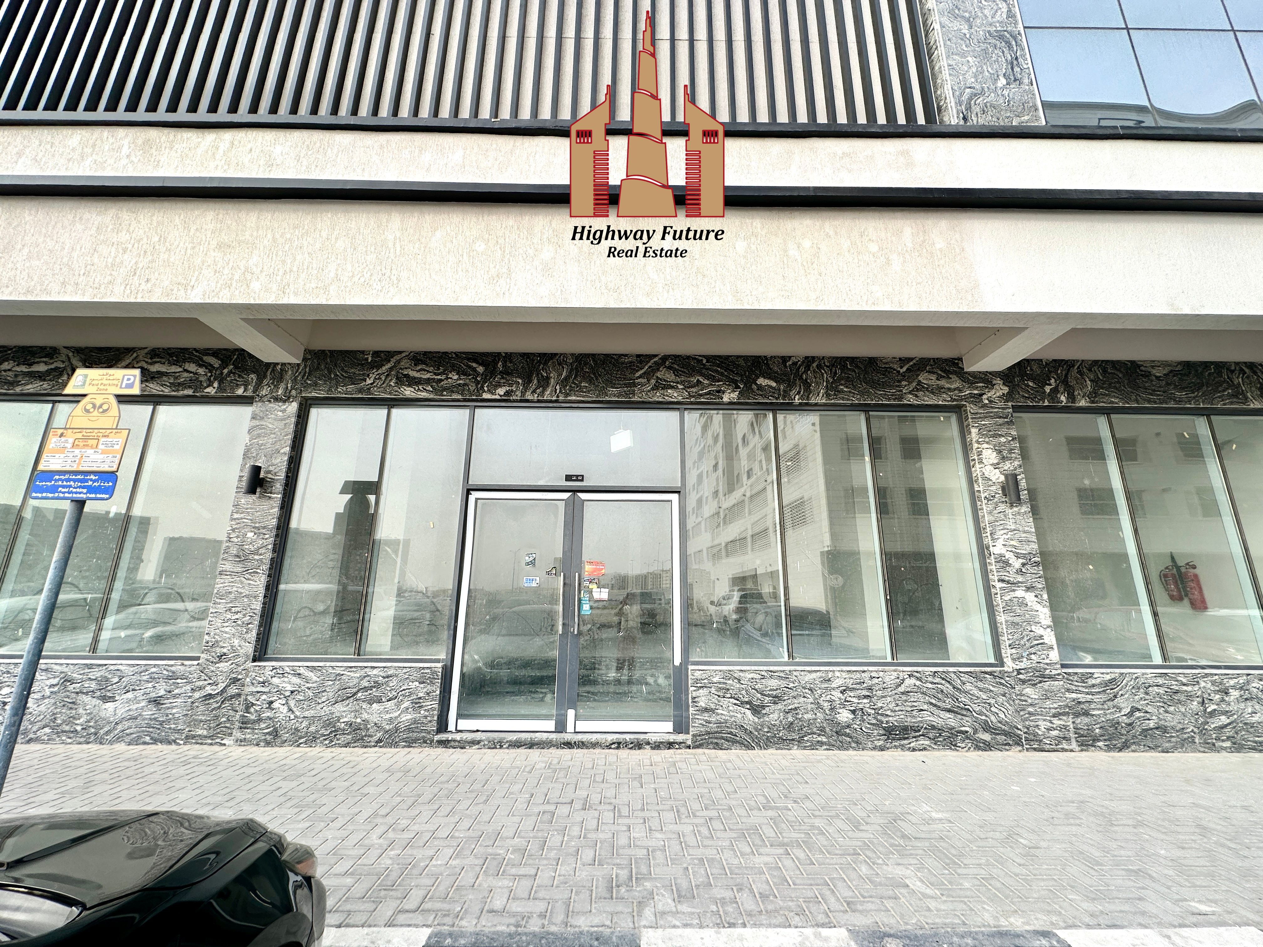 Spacious BRAND NEW SHOP WITH PRIME LOCATION STORE ROOM 2BATHTOM 200 SQUARE METER