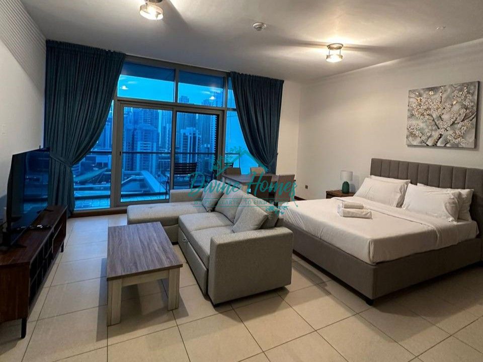 Fully Furnished | With Balcony | Marina Skyline