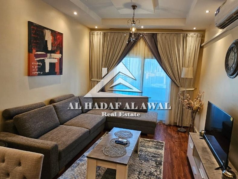 For monthly rent: two bedroom and a hall in Al tawun with free internet