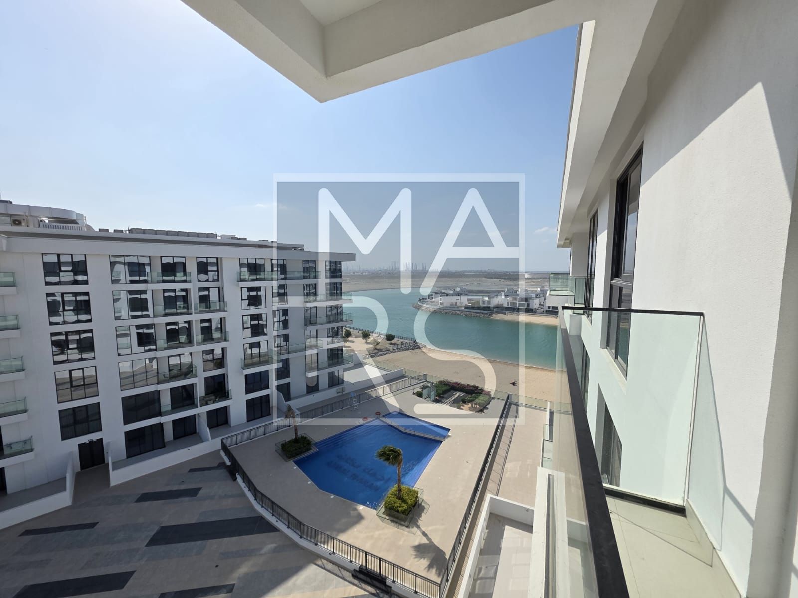 1BHK-FURNISHED-POOL AND SEA VIEW-BALCONY-FOR RENT