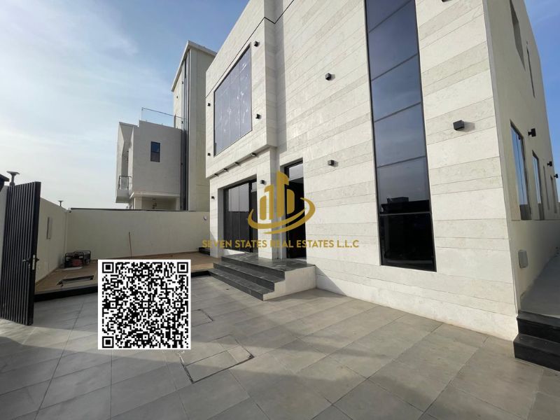 Modern villa for sale, registration fees included, freehold ownership for all nationalities, large internal and external setbacks, ready to move in.