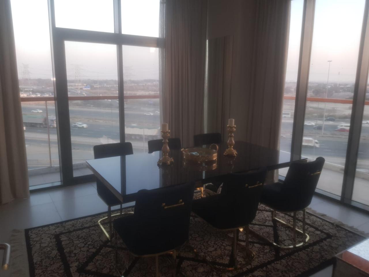 Spacious 3BR Fully Furnished Apartment for Rent | Binghatti East | Maid Room | 1,755 Sq Ft