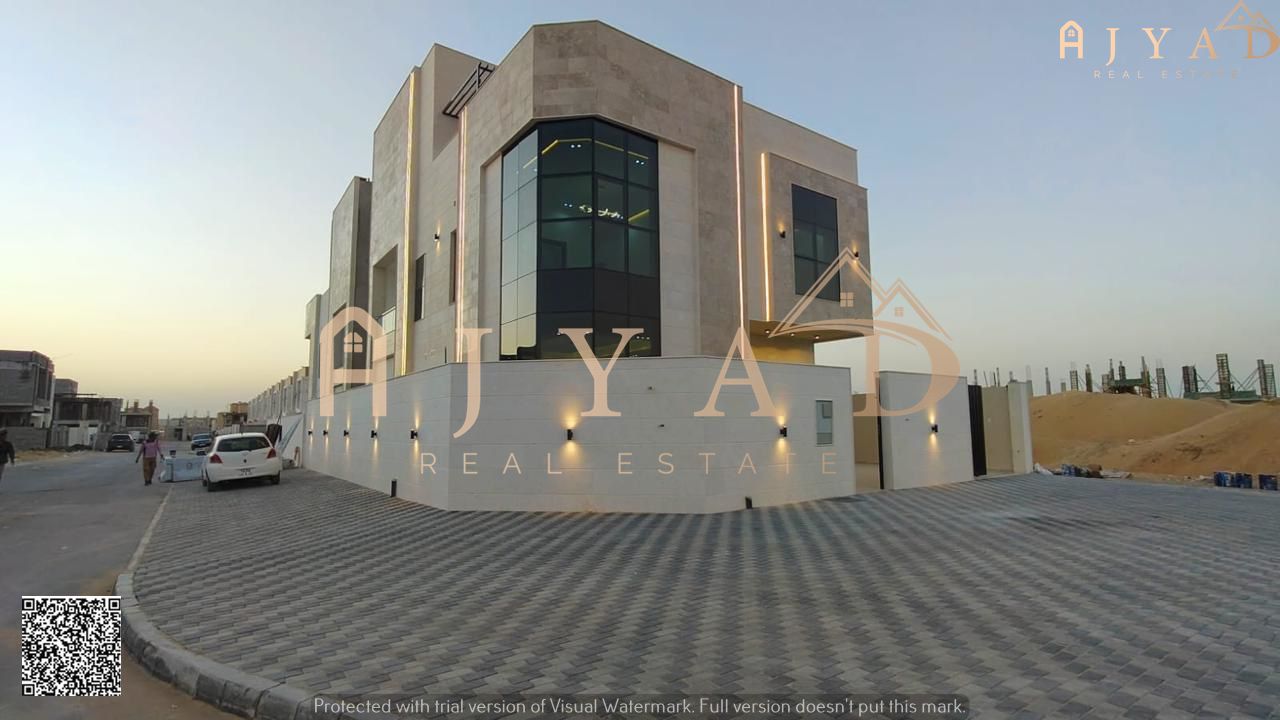 Villa for Sale in Al Helio 2 Ajman | Corner Plot on Two Streets | 6 Master Bedrooms | 4028 sq ft | Fees Included AED 1,900,000