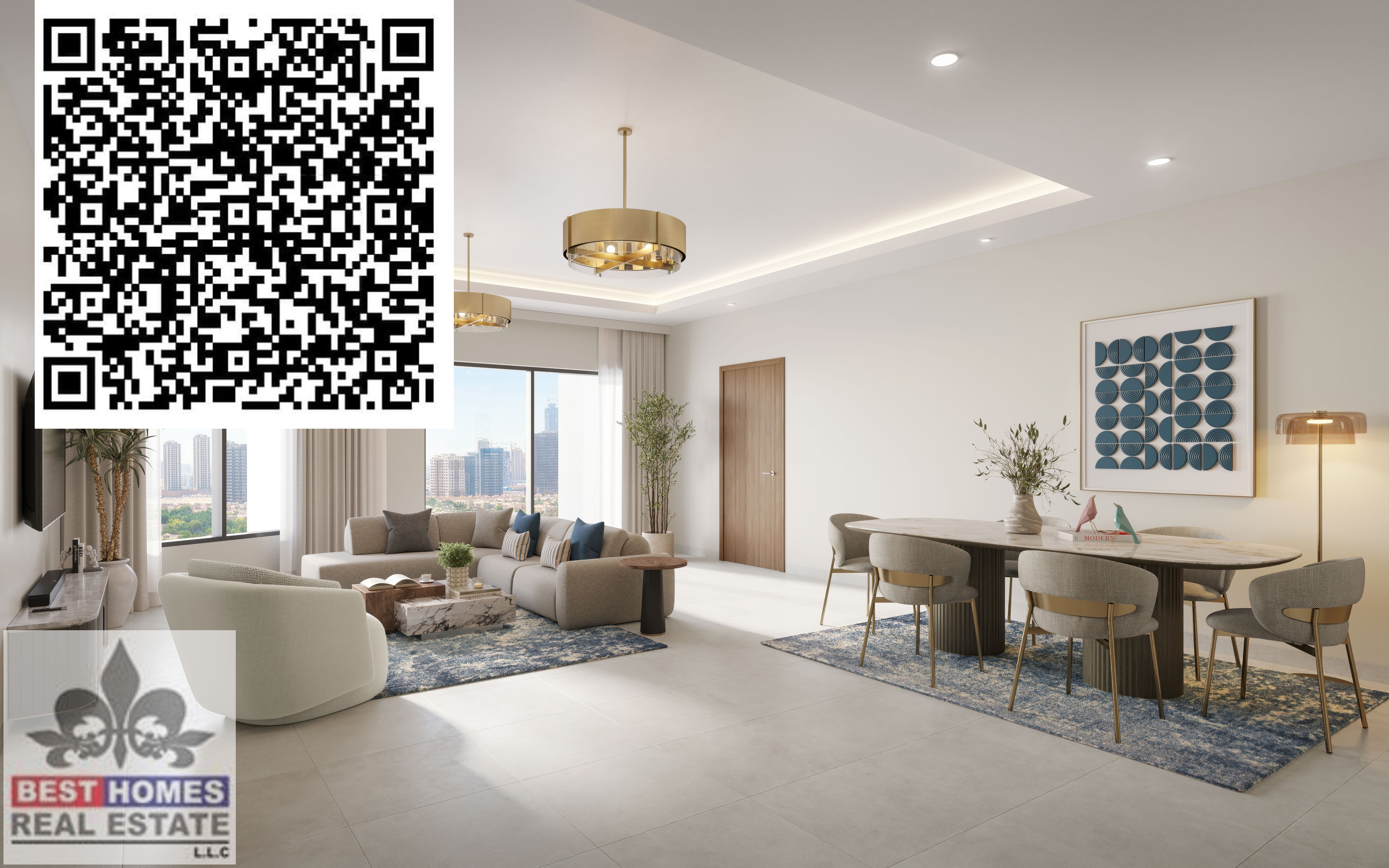 Elegant 2 Bedroom Apartment for Sale in Ajman Pearl Tower || Easy Payment Plan