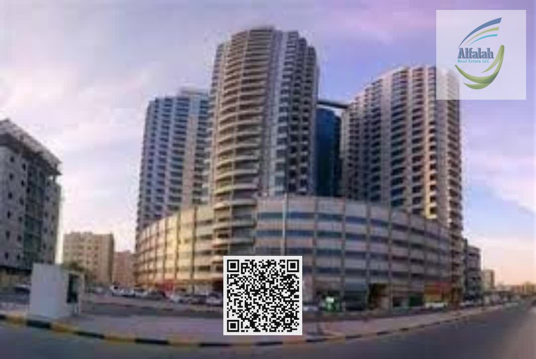 Vacant Sea View 2BHK | 1,553 Sq Ft | 3 Baths | Falcon Tower Ajman