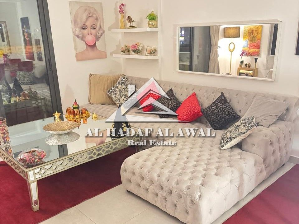 For monthly rent: one bedroom and a hall in Al khan with free internet