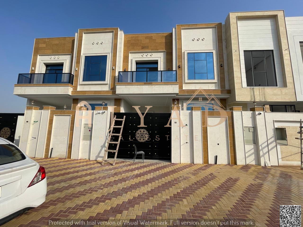 For sale: Brand new townhouse, ready for immediate occupancy or investment in Al Yasmin, Ajman. Price negotiable. Two floors plus a roof terrace