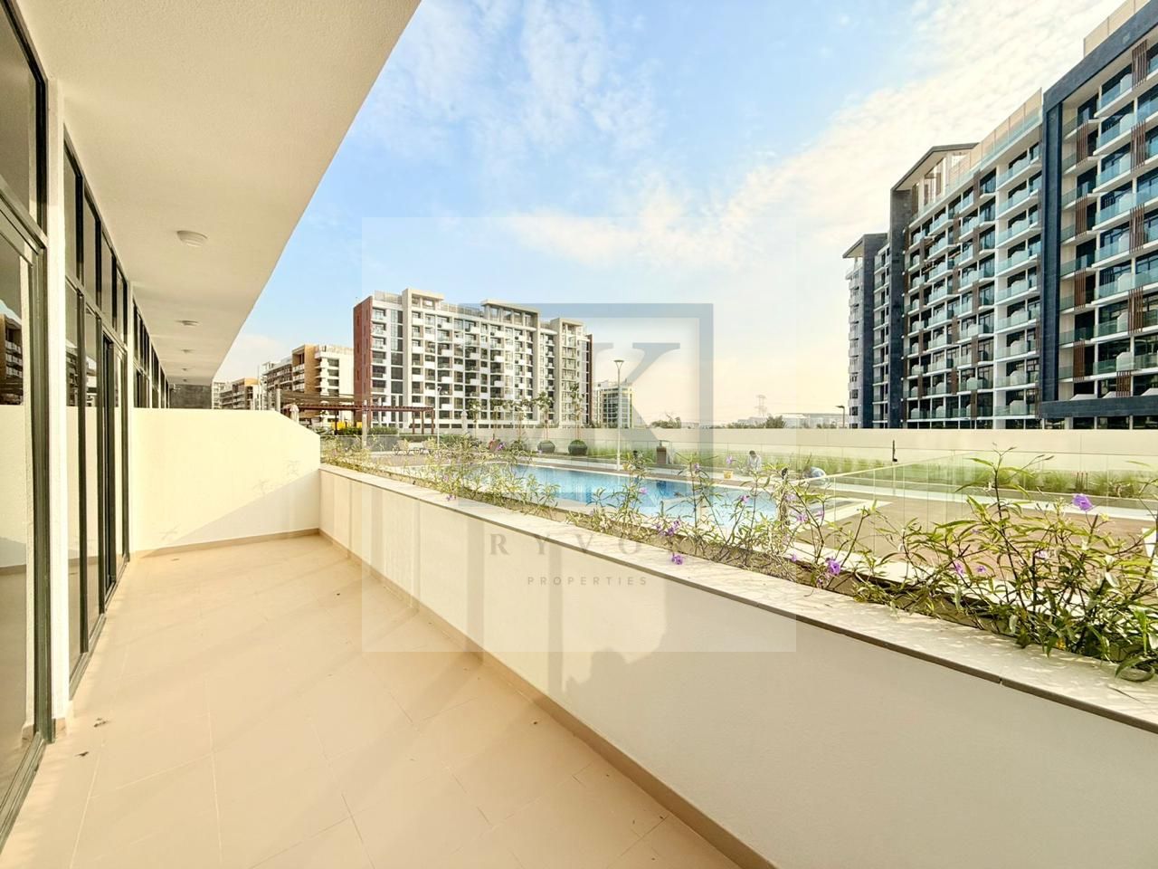 1BR in Azizi Riviera 3 | Pool-Facing | Meydan Mall View | Vacant Mid-February