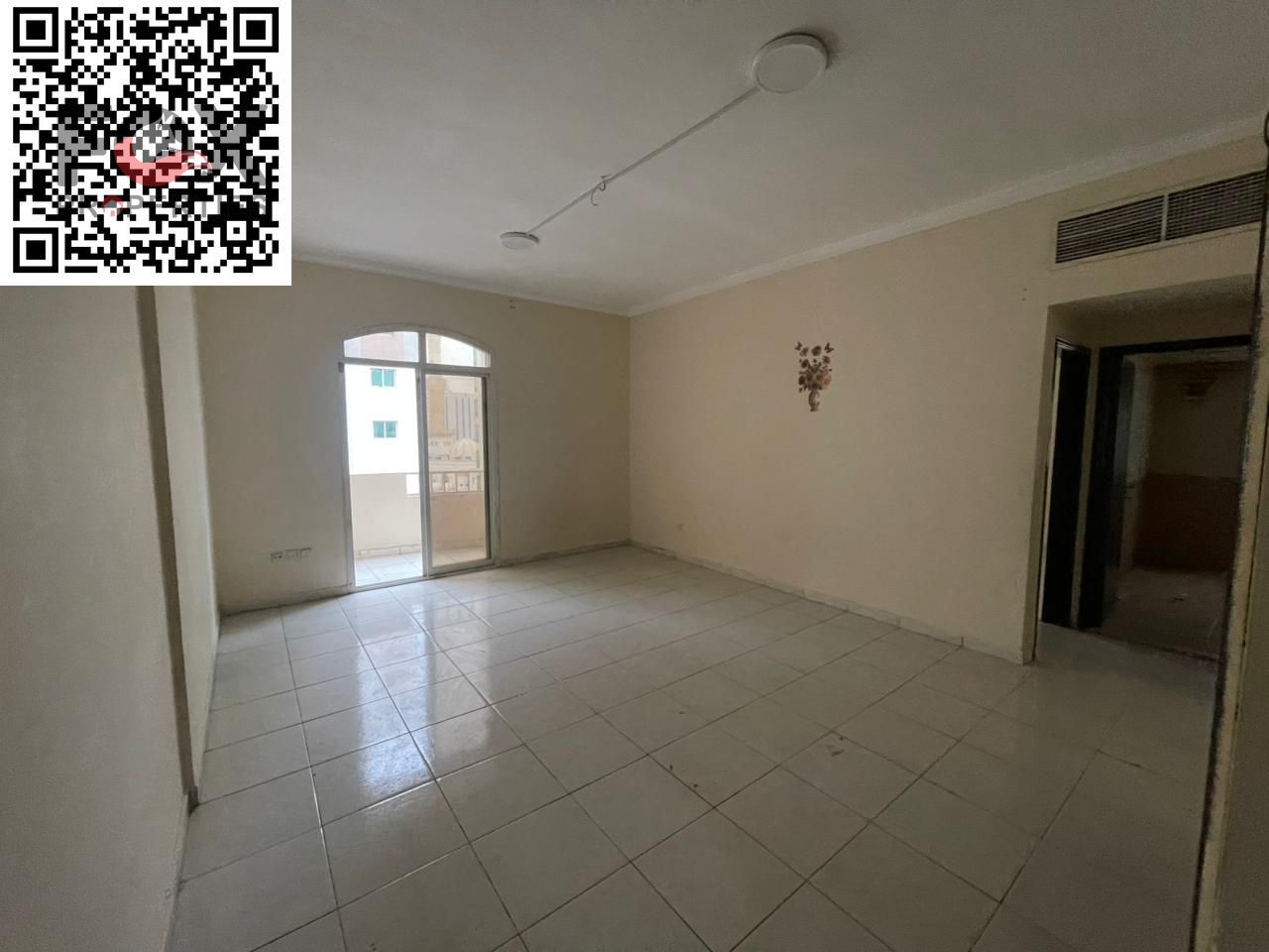 One bedroom and living room for rent in Al Rashidiya 3 on Old Traffic Street. Prime location close to services, comfortable space with flexible paymen