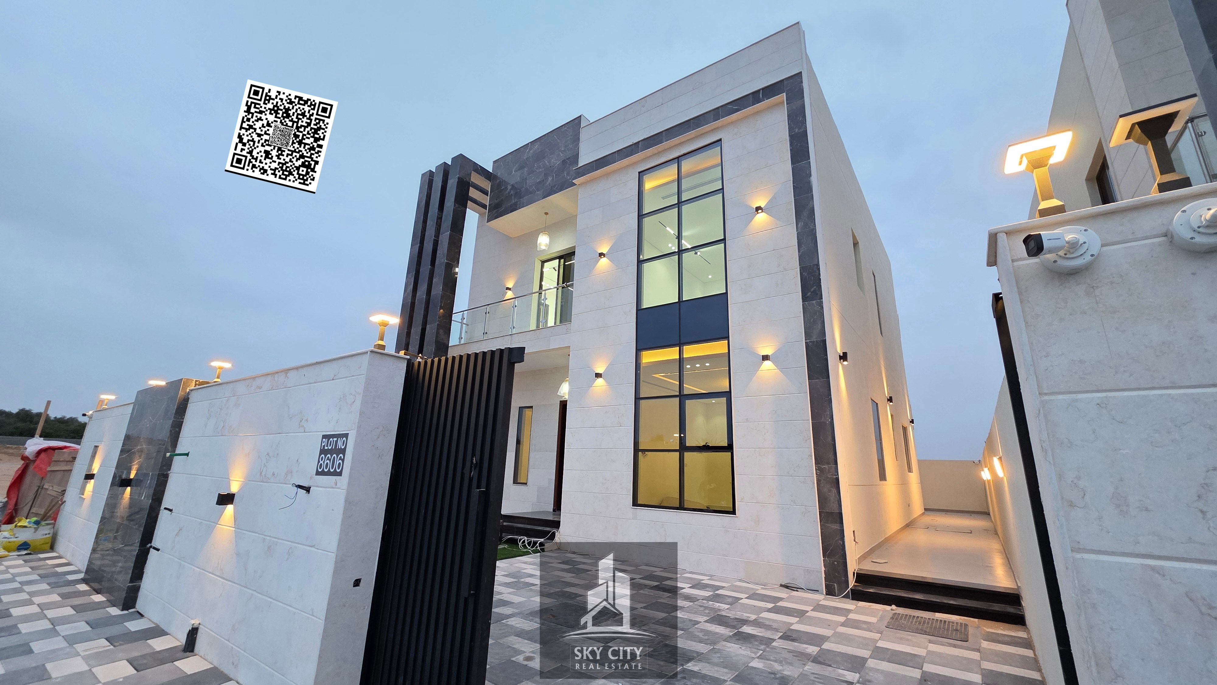 Modern villa for sale in Ajman, price includes registration and ownership fees.