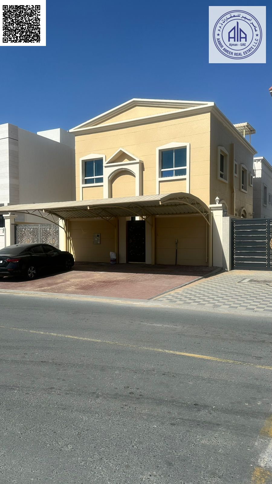 classic villa for rent in ajman al yasmeen ***