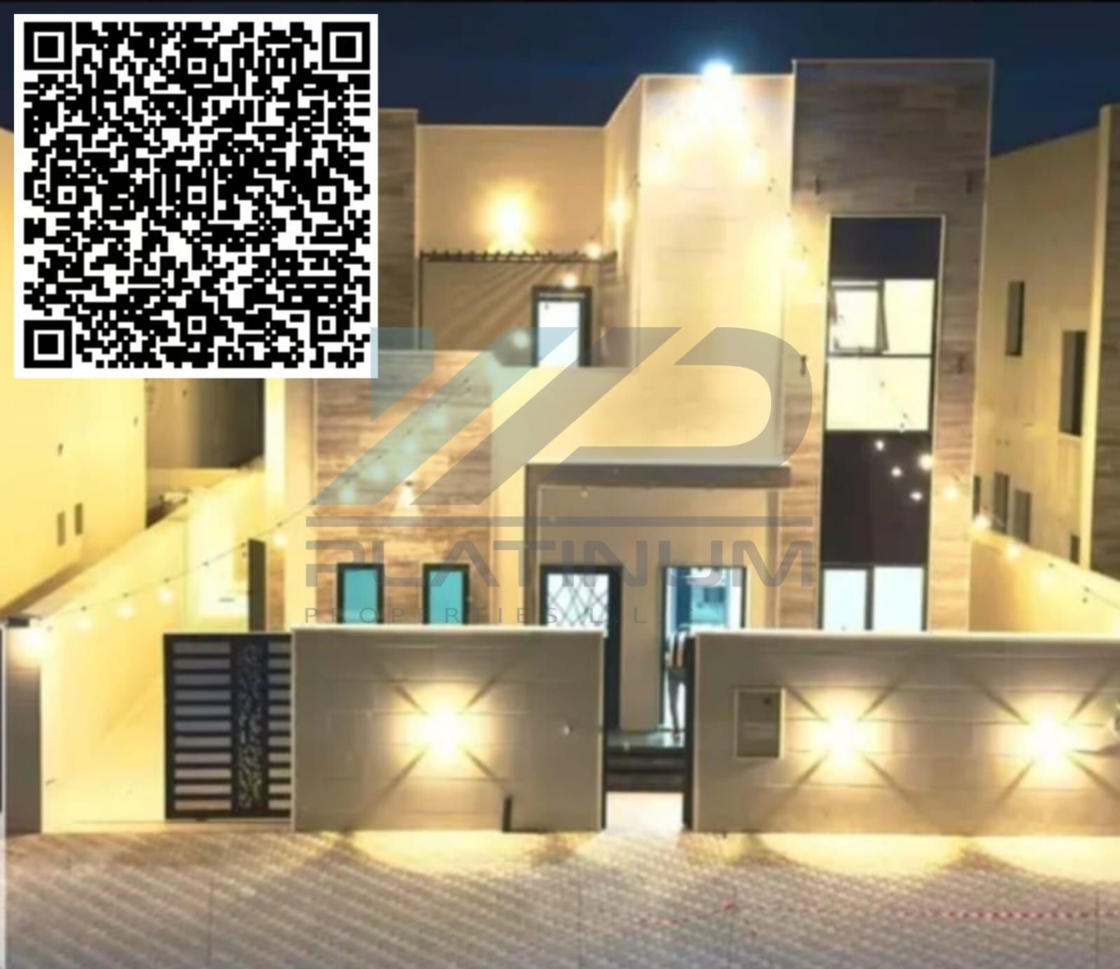 For annual rent in Ajman, a villa with 4 master rooms and a roof
