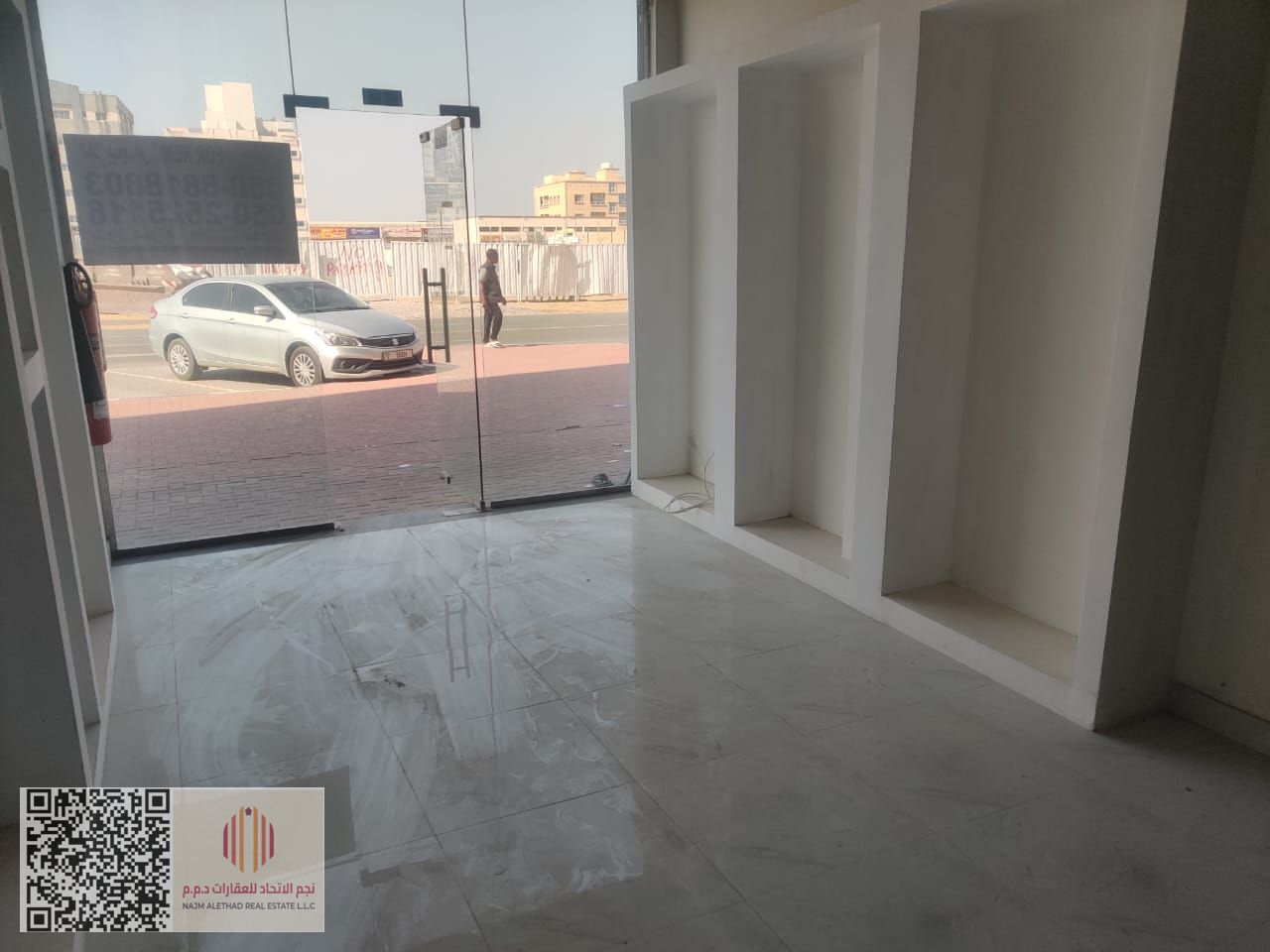 Annual Shop for Rent – Prime Location in Ajman Al Jurf 3 For annual rent, a commercial shop in a very prime location in Ajman – Al Jurf 3, clos