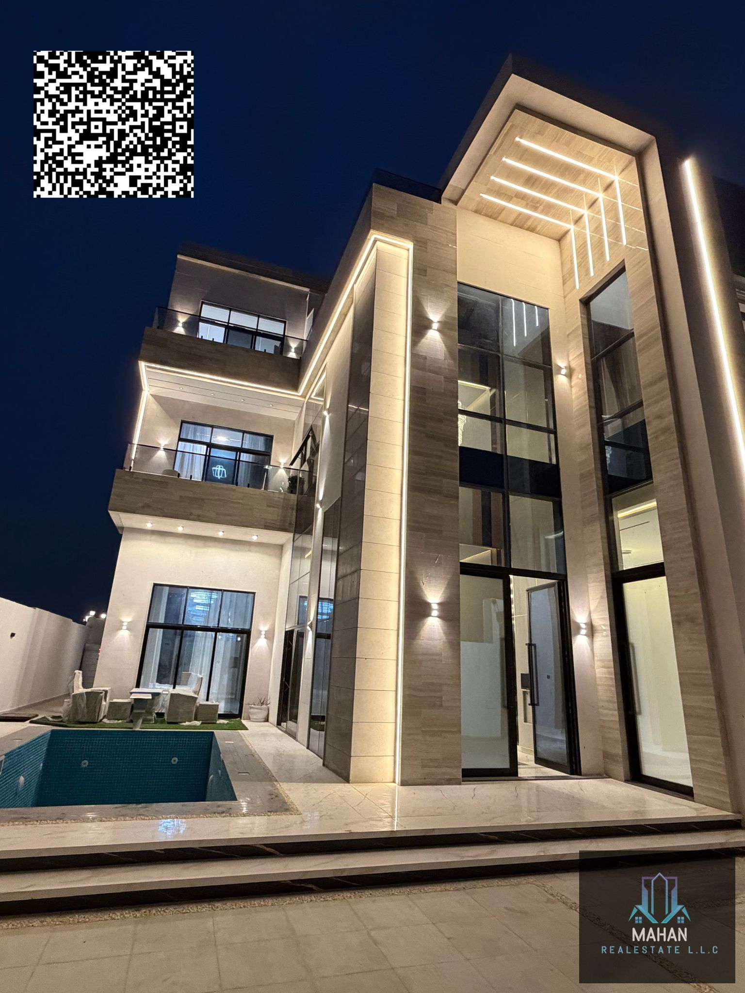 Brand New Furnished Luxury Corner Villa For Sale | Private Swimming Pool | Elevator | Central AC | 6 Master Bedroom’s | Ready To Move | Prime Location in Al Helio 2 |