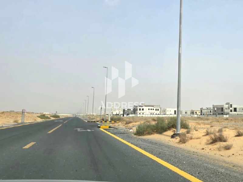 For sale: A premium commercial plot located in Al Muzairah – Al Rahmaniya on a 24m commercial street!