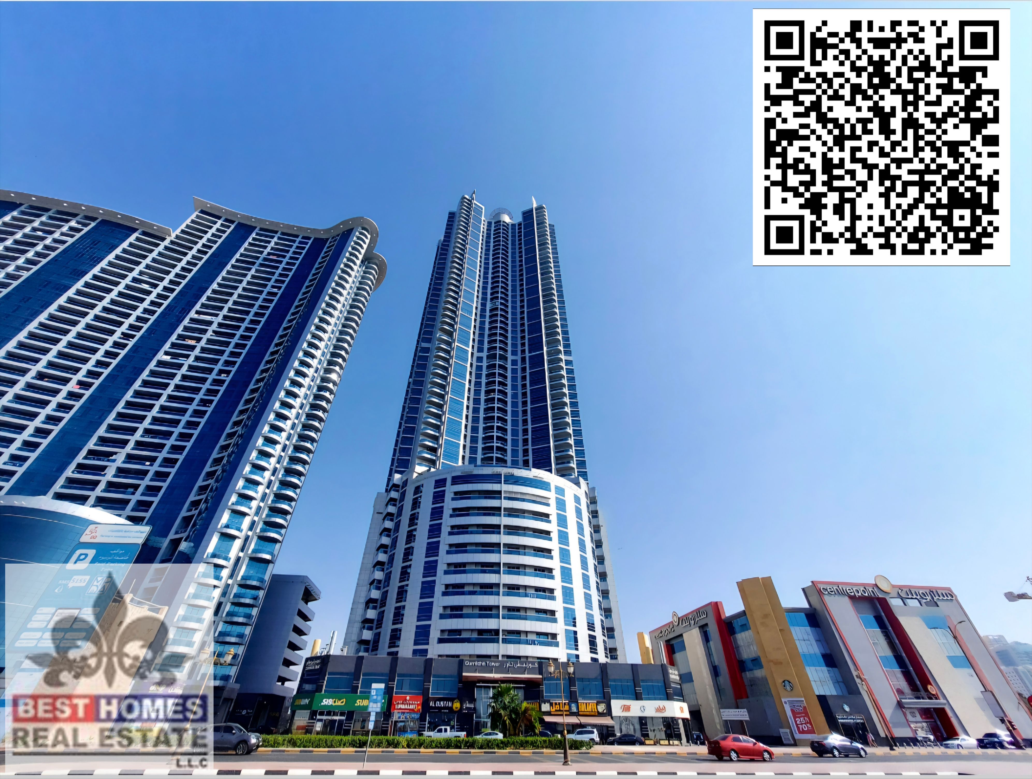3 Bedroom Rent Corniche Tower Ajman