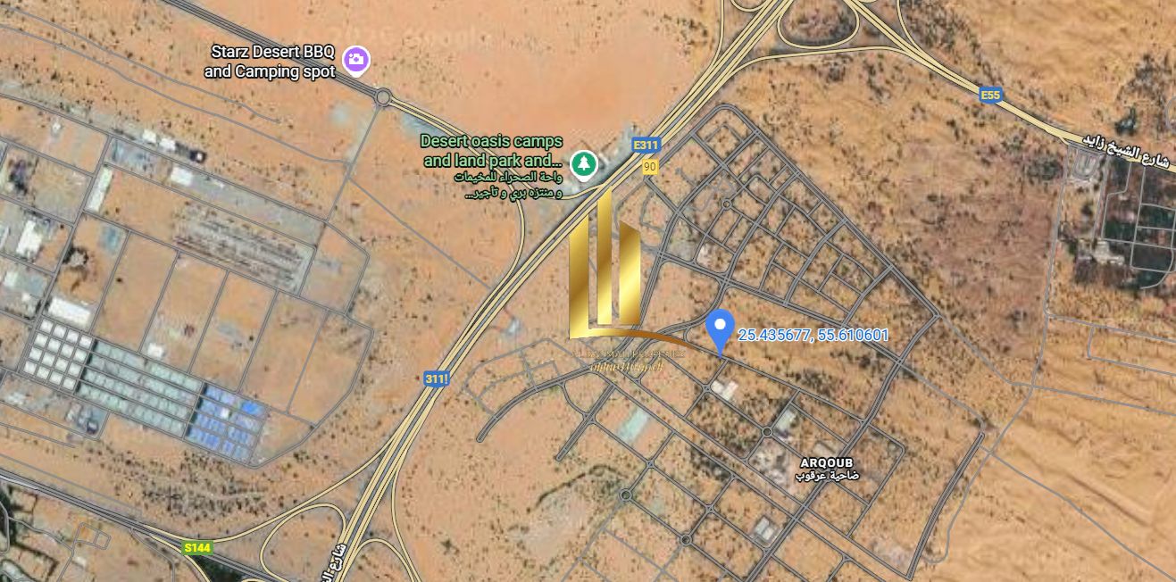 Industrial land for sale, freehold ownership for Arab nationals and 99-year leases for foreigners.