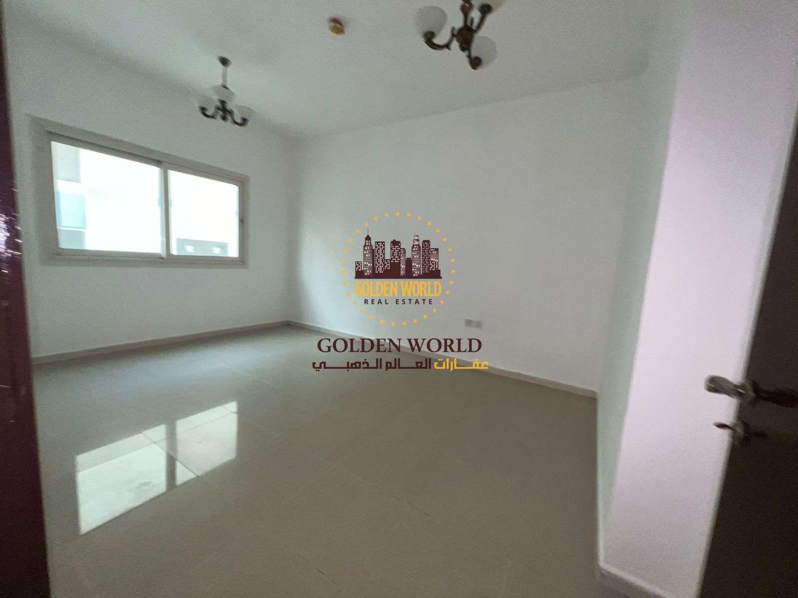 Apartment on Al Taawun Street: master bedroom and living room, 2 bathrooms, prime location. Rent: AED 37,000 per year.
