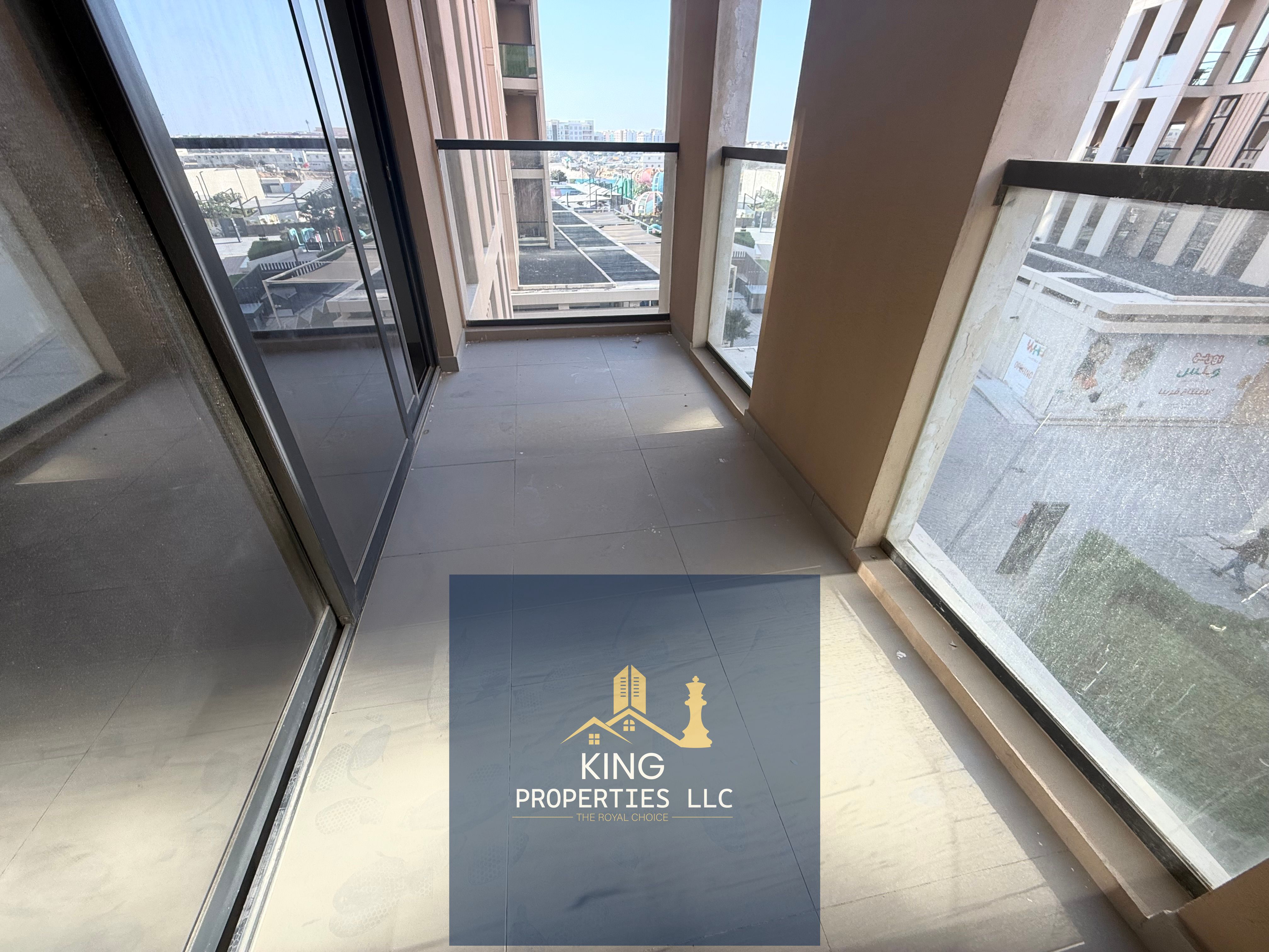 Brand new studio with balcony for rent Al mamsha Sharjah