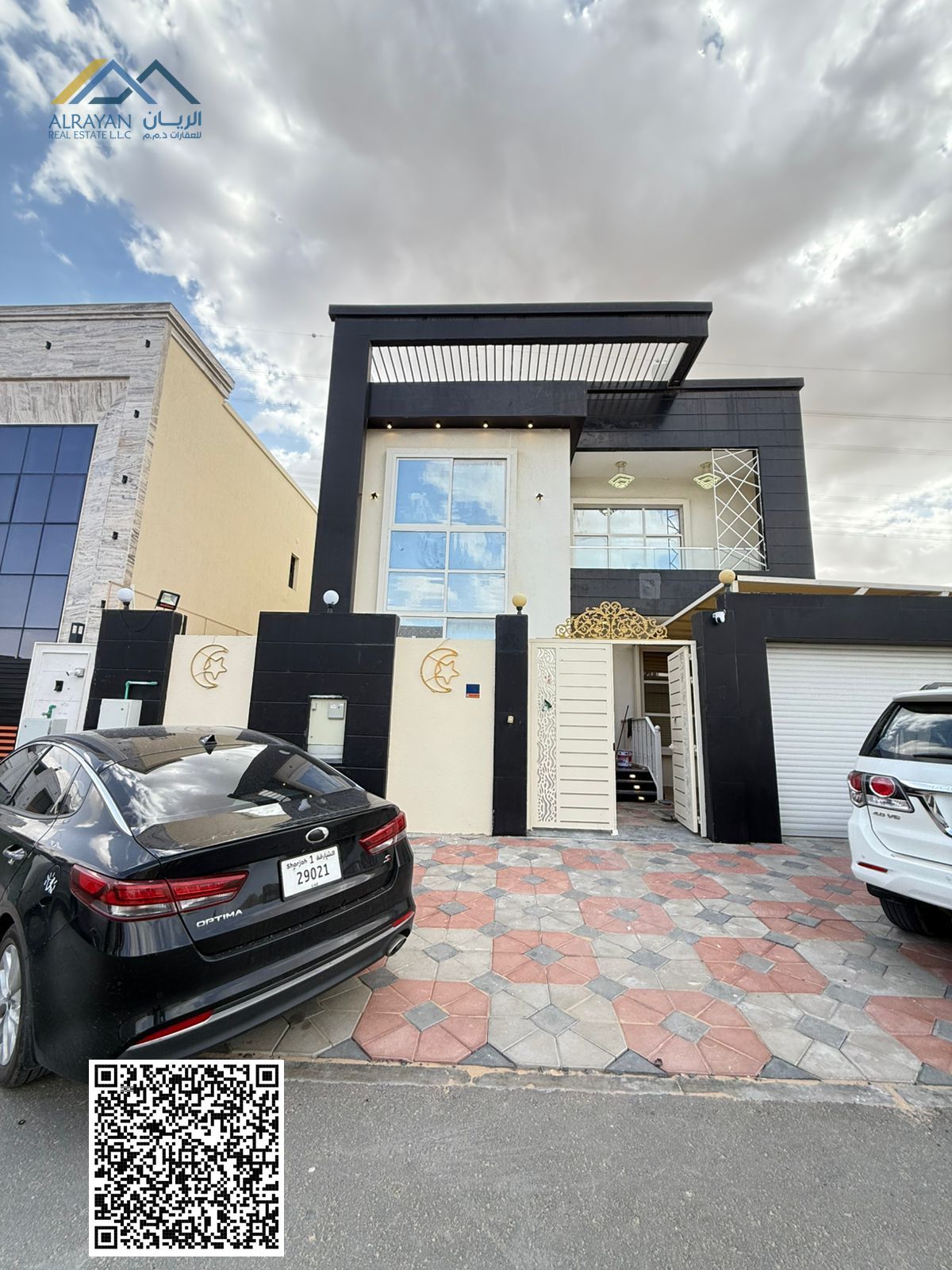 Modern villa in the best residential location in Al Yasmeen area, Ajman. Excellent location close to Sheikh Mohammed Bin Zayed Road, at a competitive