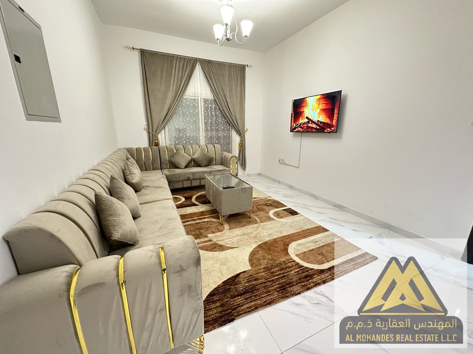 Furnished 1-Bedroom Apartment for Rent – Ajman | Al Rashidiya 3 Opposite Al Rashidiya Ladies Park